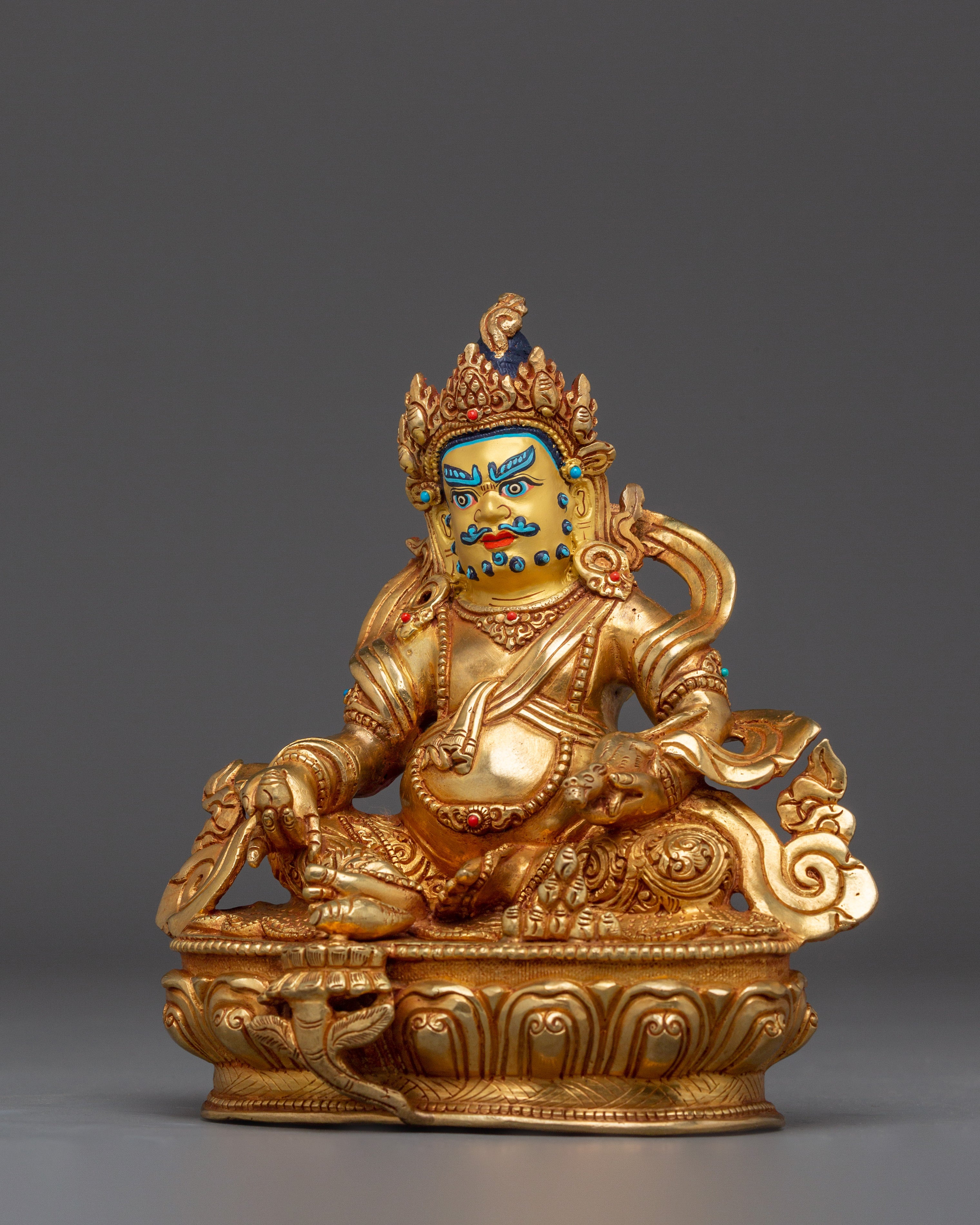Nepalese-Crafted Dzambhala Statue | Guardian of Wealth