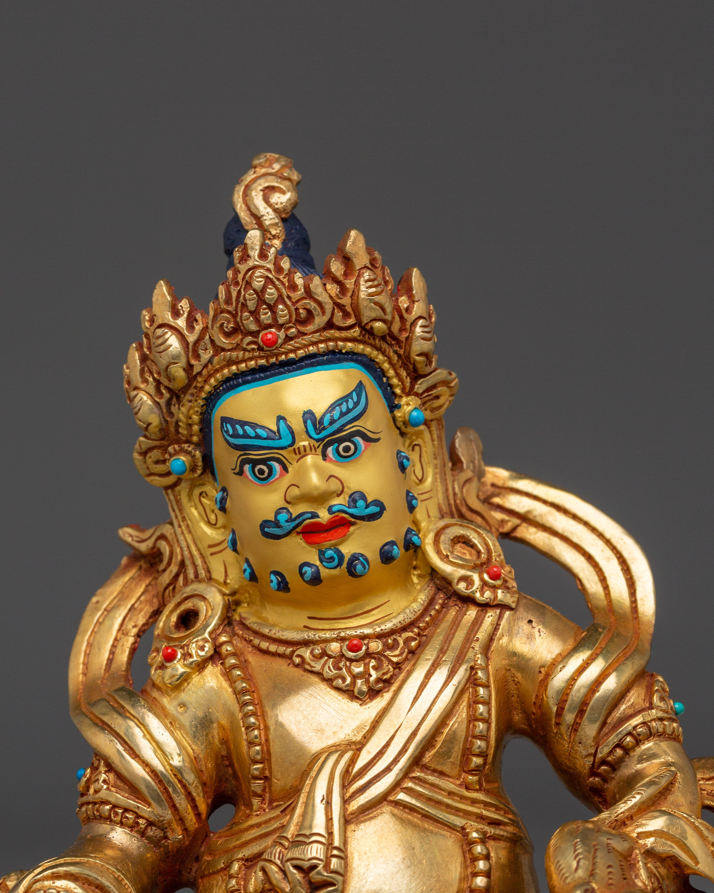Nepalese-Crafted Dzambhala Statue | Guardian of Wealth