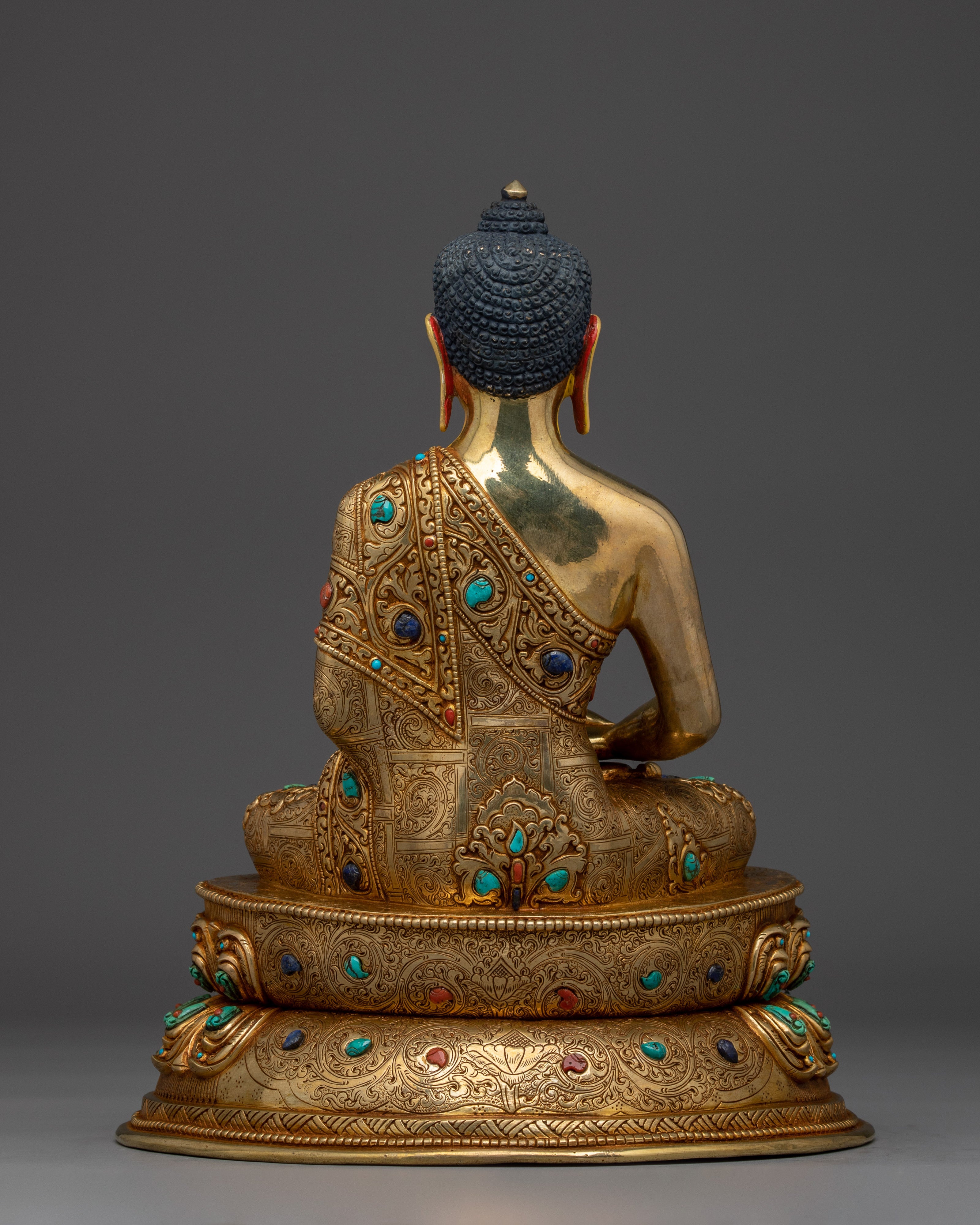 Amitabha Golden Decor Statue | Dharmakara - 48 Great Vows Buddha
