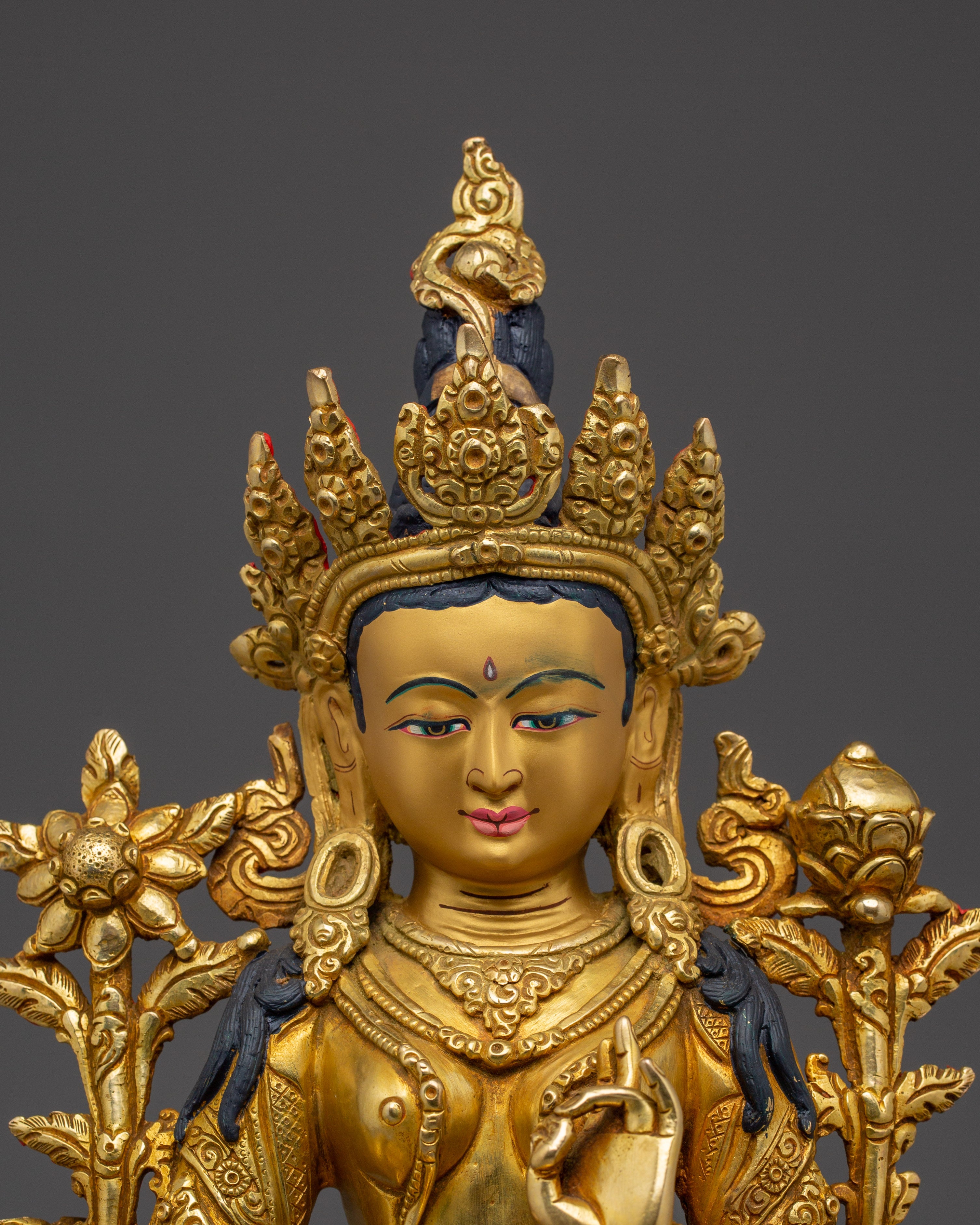 Shyama Tara Decor Statue | Green Tara - Mother of All Buddhas