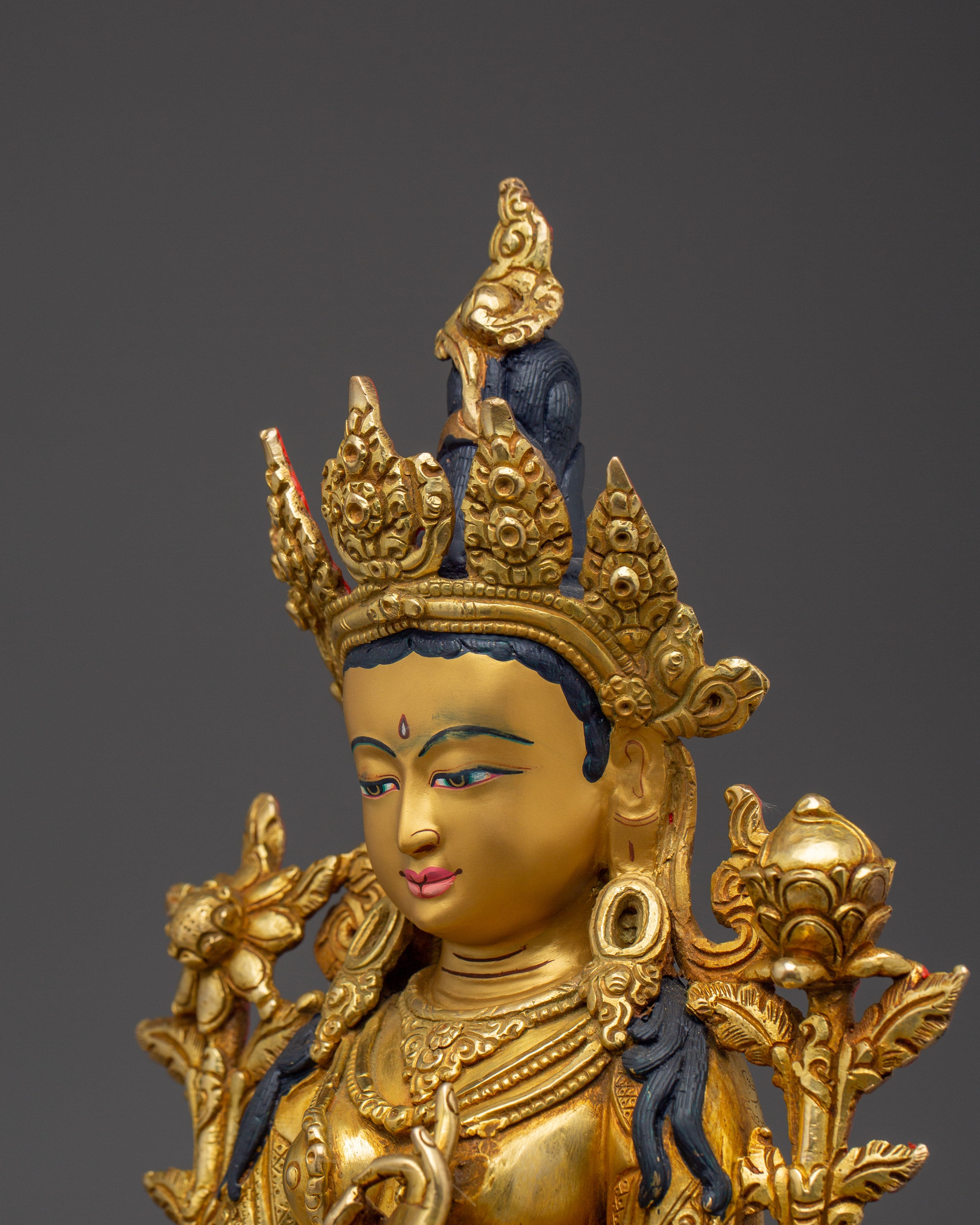 Shyama Tara Decor Statue | Green Tara - Mother of All Buddhas