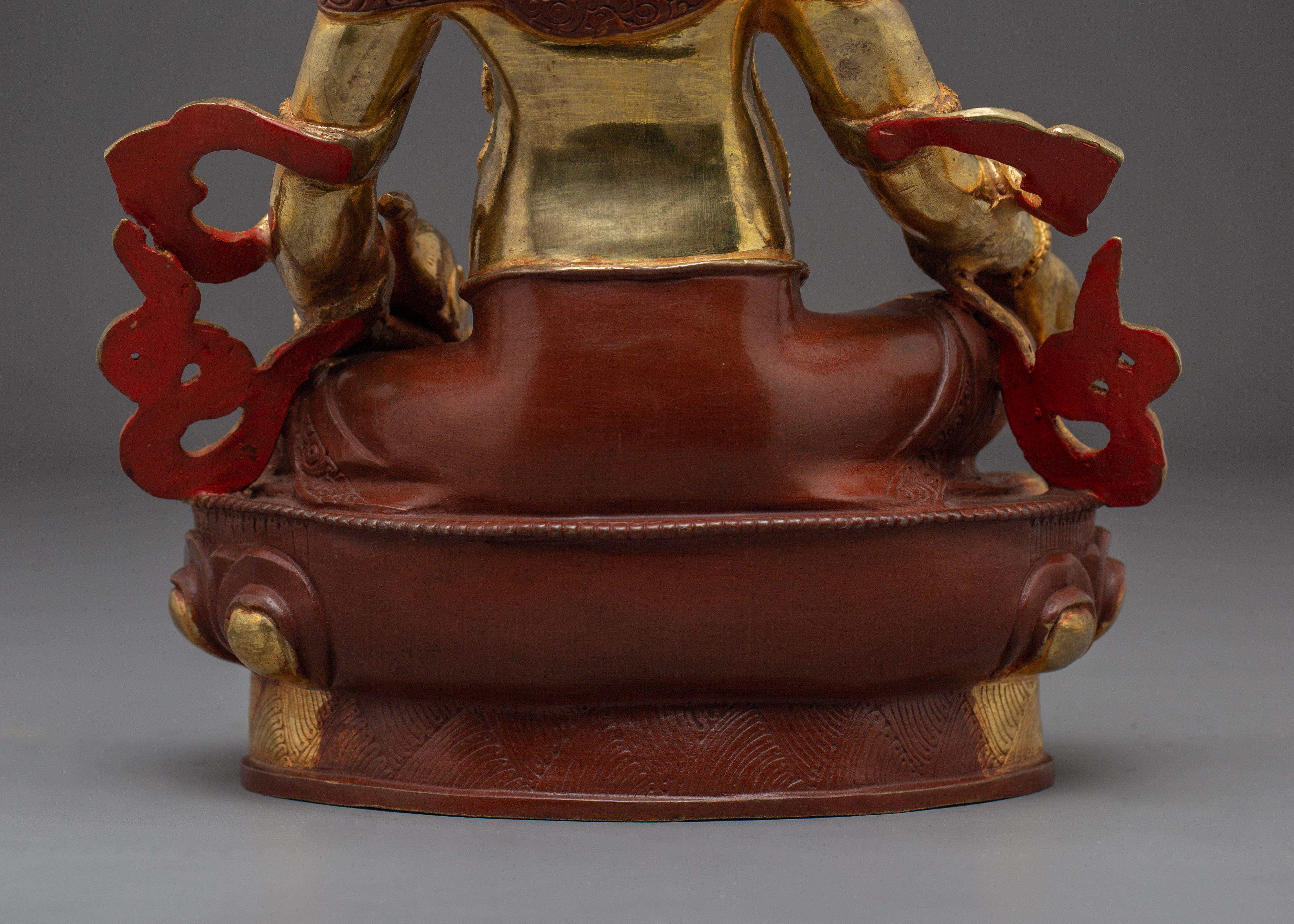 Copper Dzambhala Figurine | Tibetan Wealth Deity