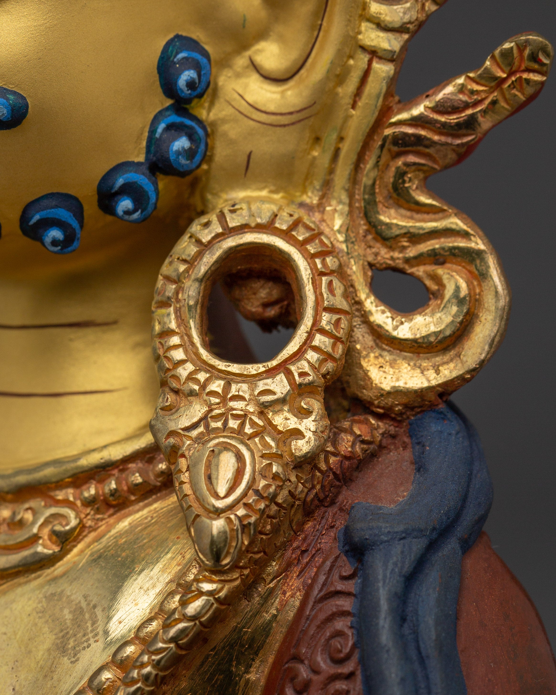 Copper Dzambhala Figurine | Tibetan Wealth Deity