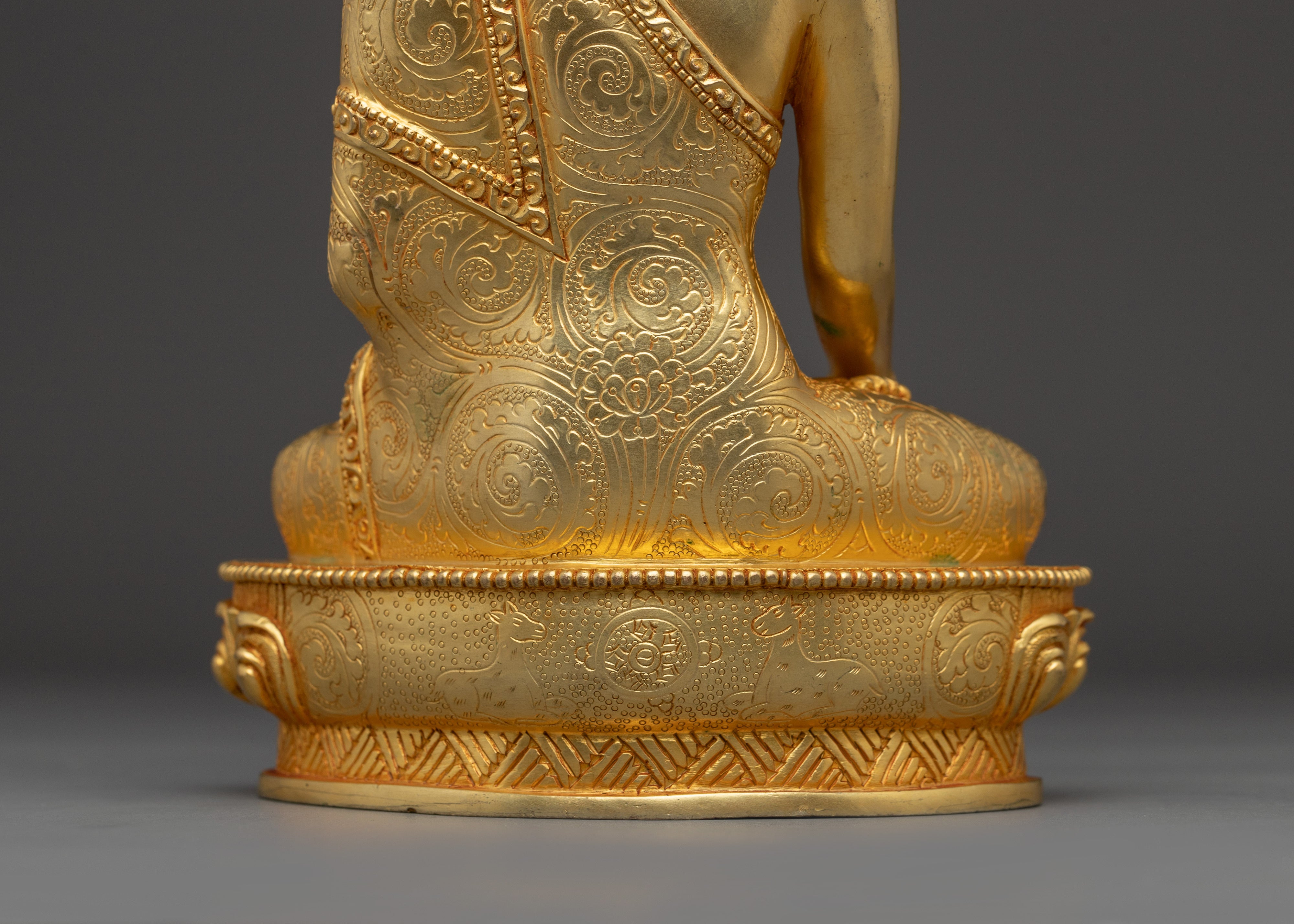 Tibetan Shakyamuni Sculpture | Handcrafted Artwork