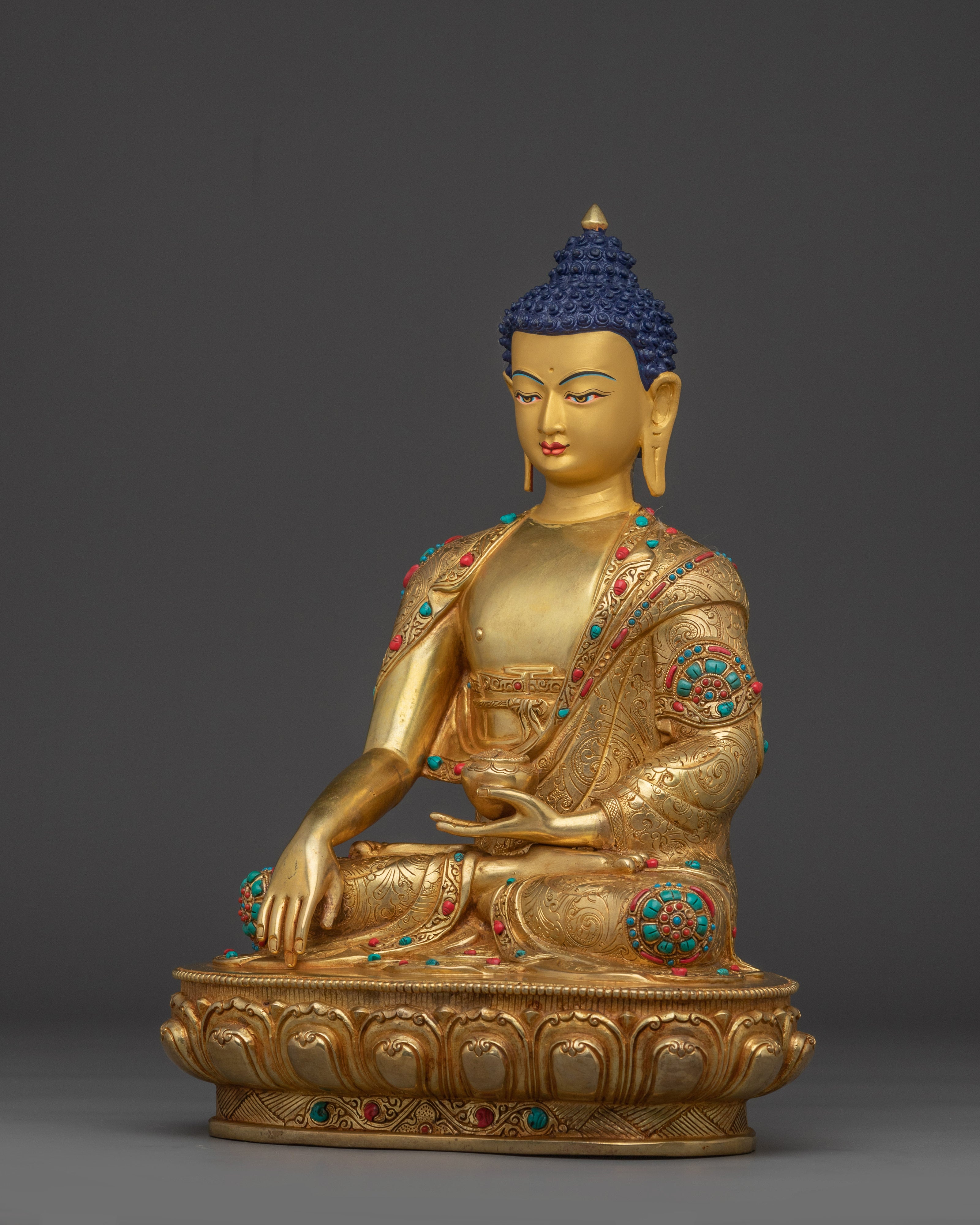 Tibetan Buddhist Sculpture of Shakyamuni Buddha | Historical Buddha