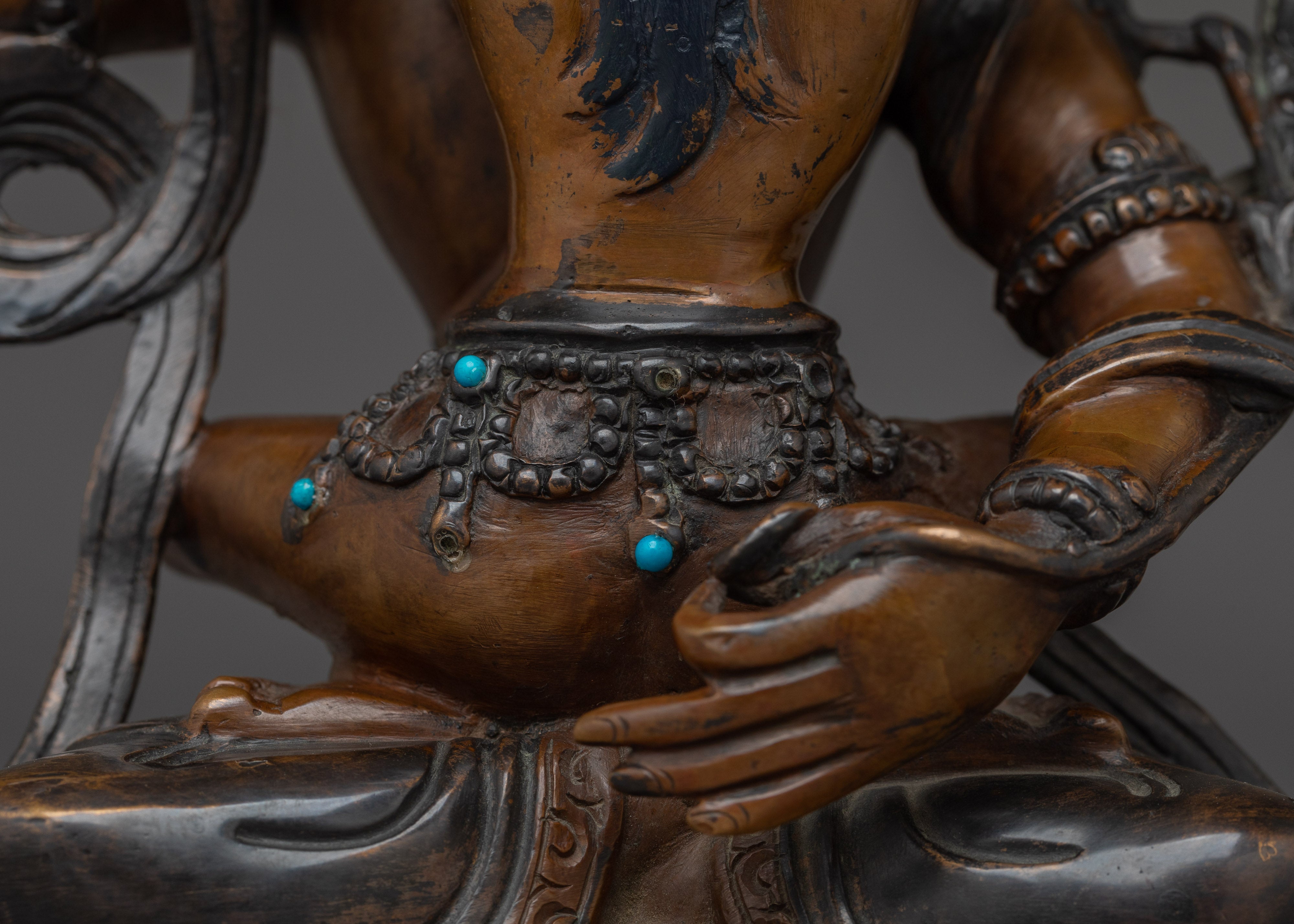 Manjushri with consort | Embodiment of Wisdom and Compassion