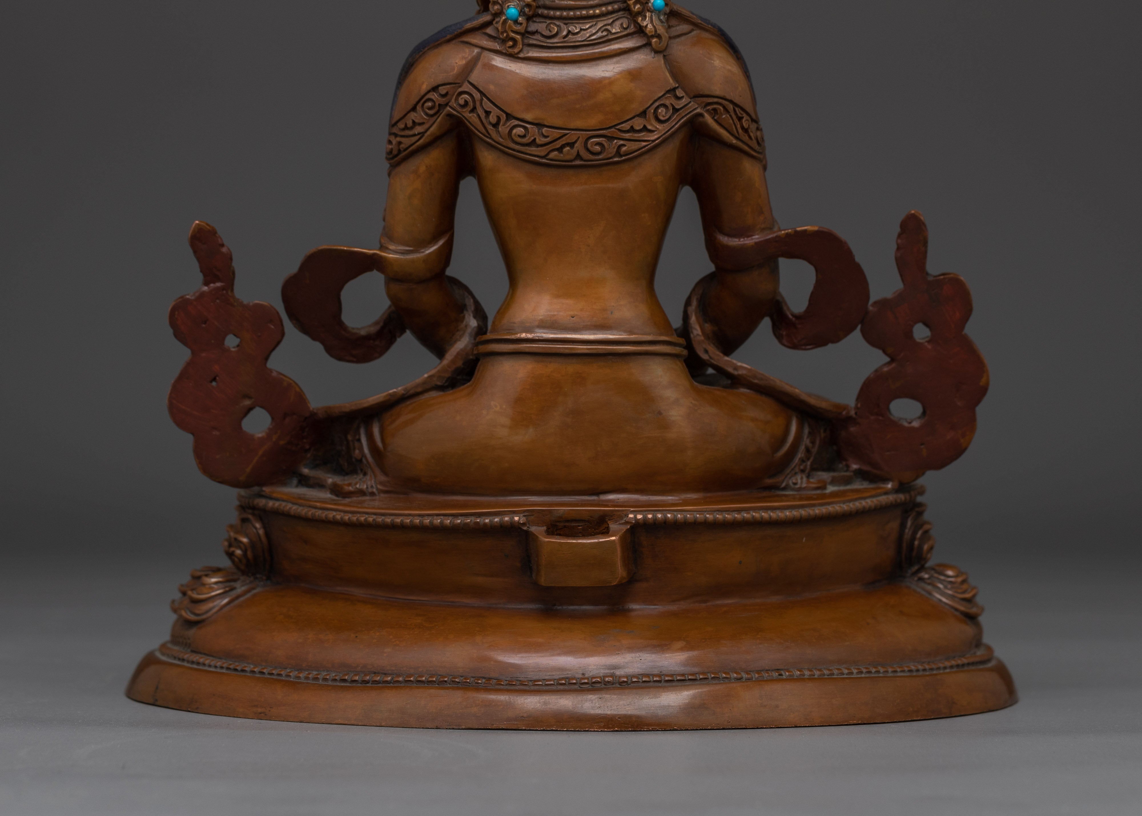 Oxidized Vairocana Statue | Embodiment of the Dharmakaya