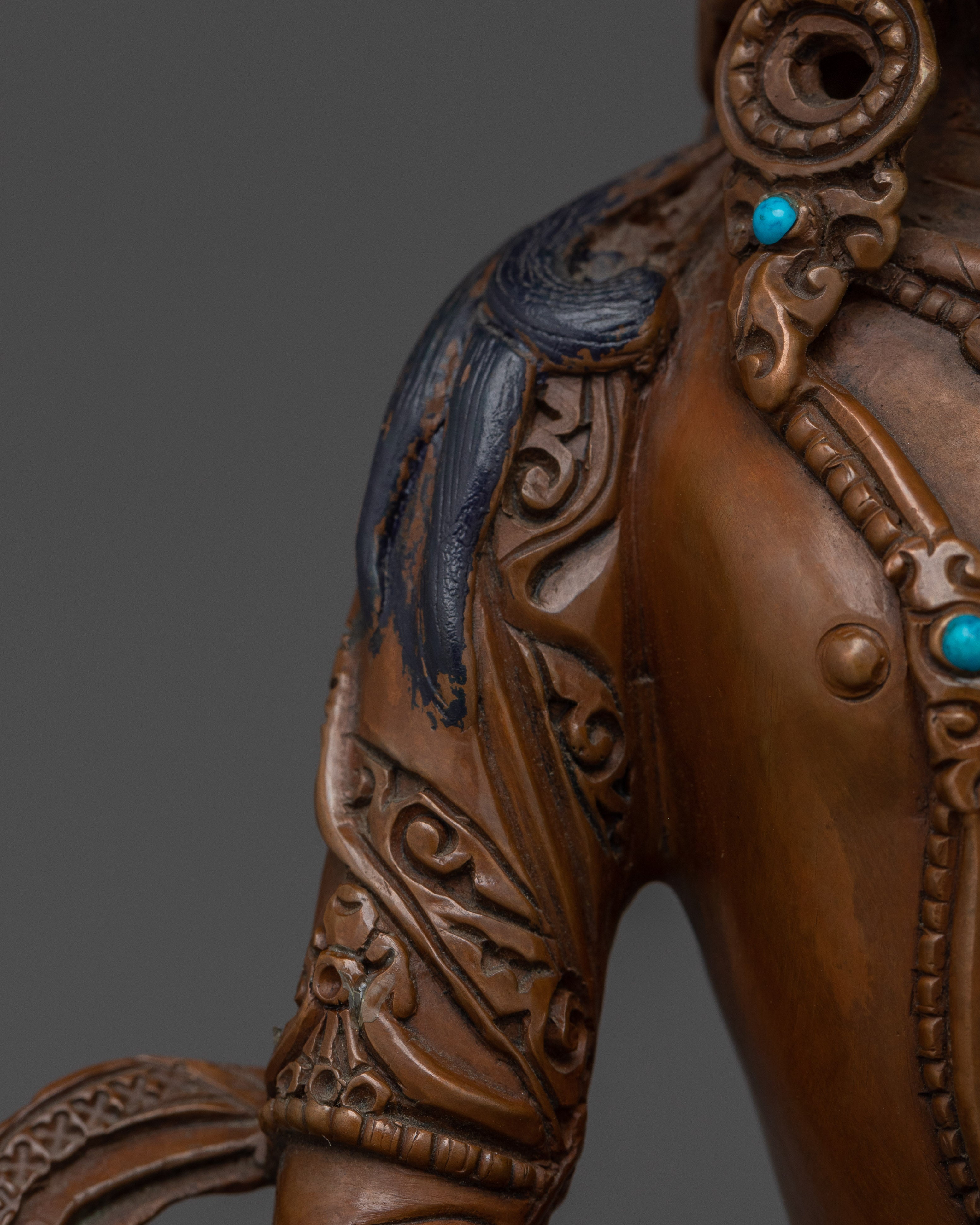 Oxidized Vairocana Statue | Embodiment of the Dharmakaya