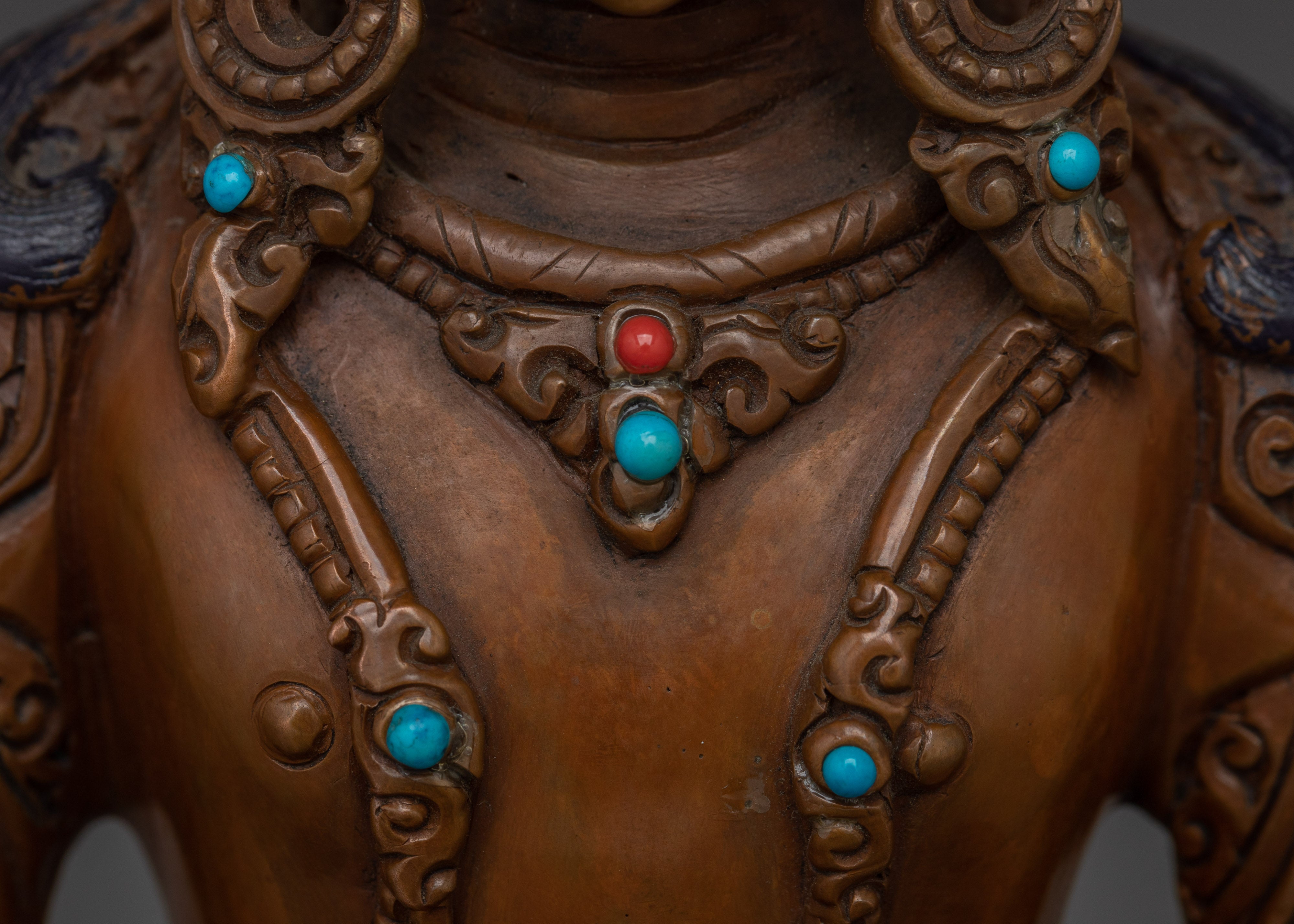 Oxidized Vairocana Statue | Embodiment of the Dharmakaya