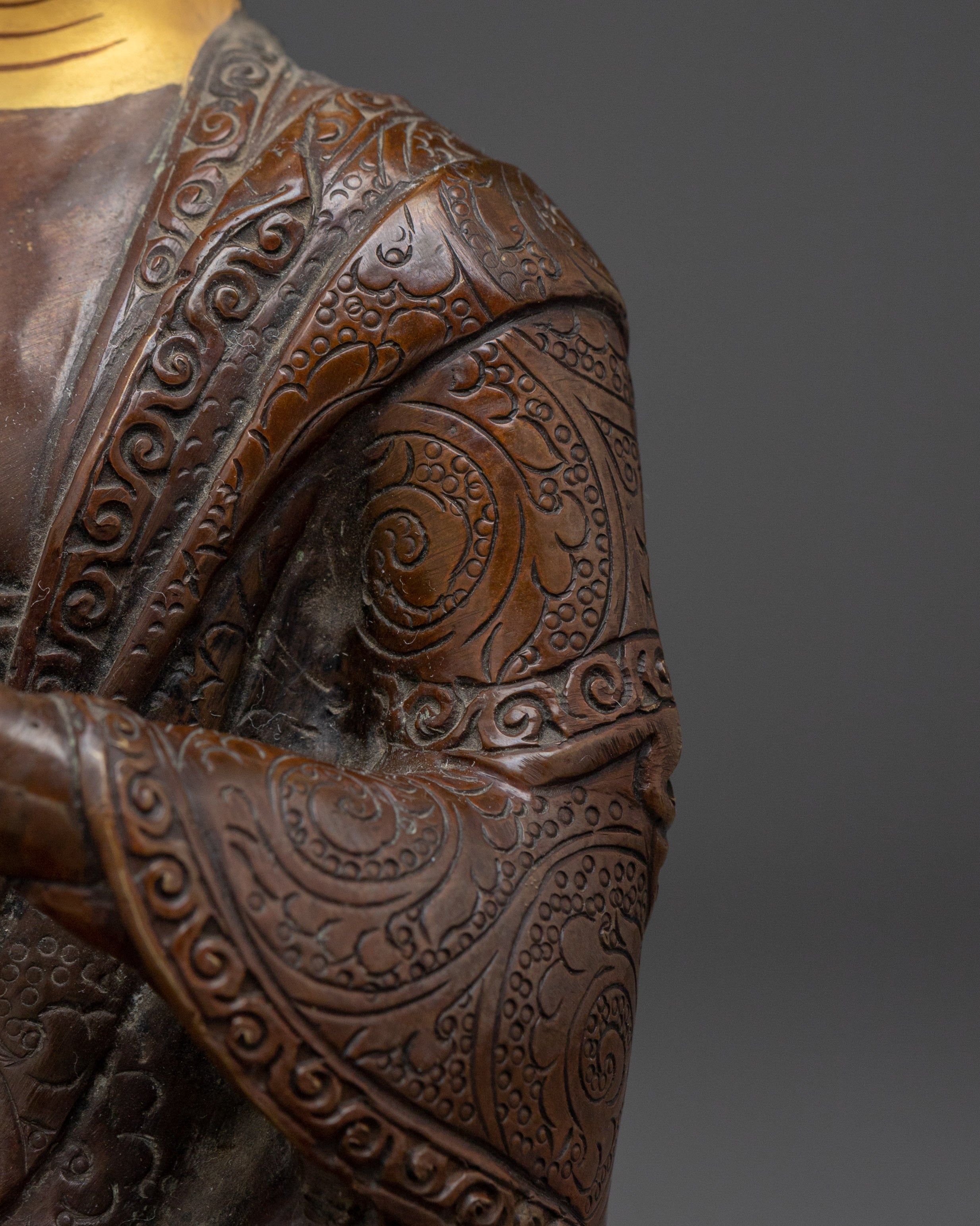 Copper Vairocana Statue | Enlightenment and Wisdom