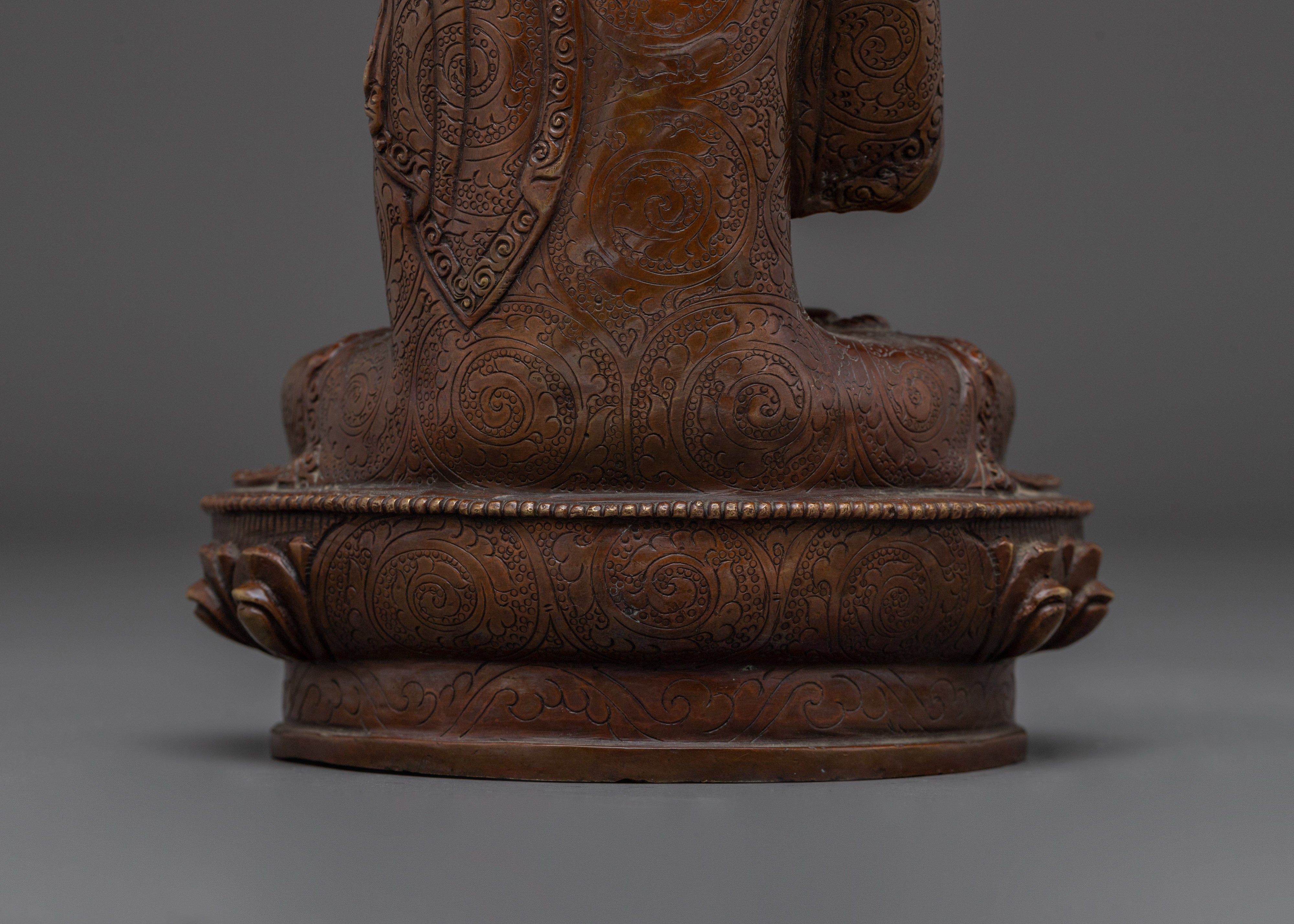 Copper Vairocana Statue | Enlightenment and Wisdom