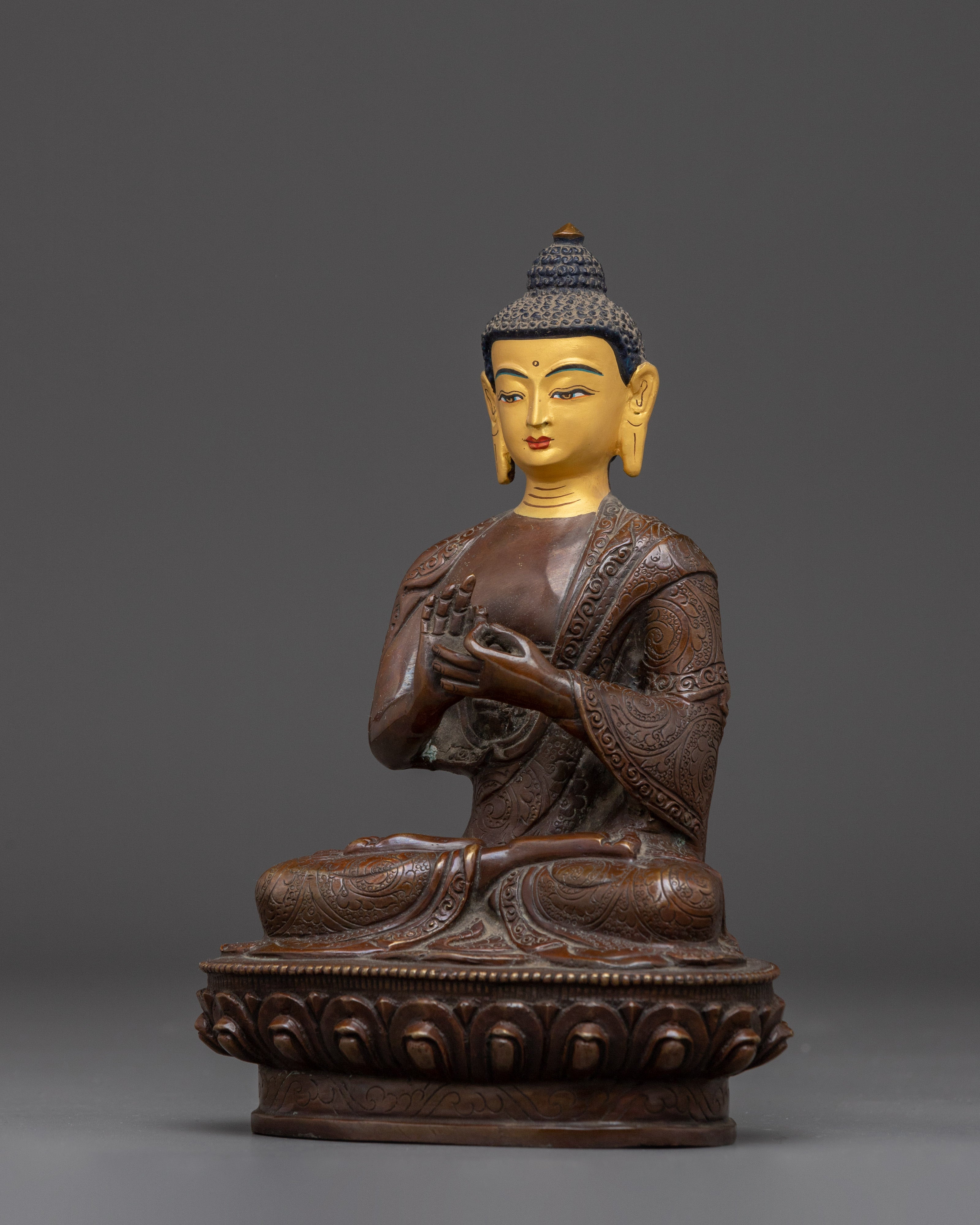 Copper Vairocana Statue | Enlightenment and Wisdom