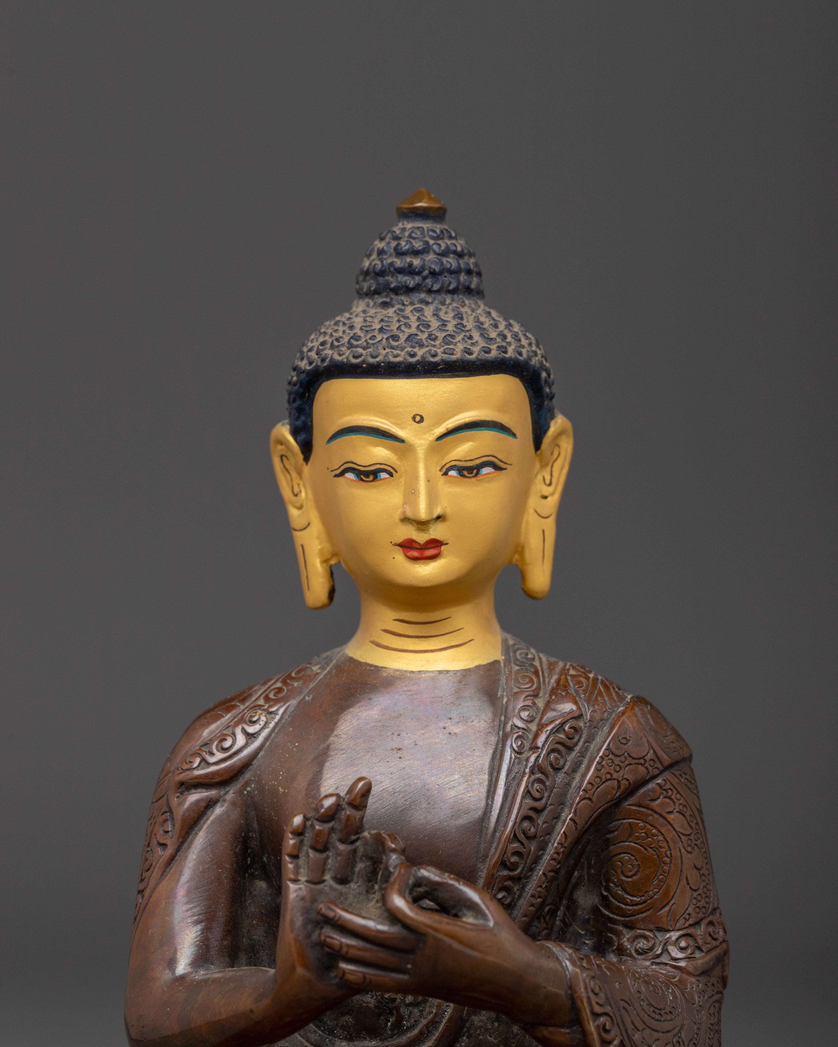 Copper Vairocana Statue | Enlightenment and Wisdom