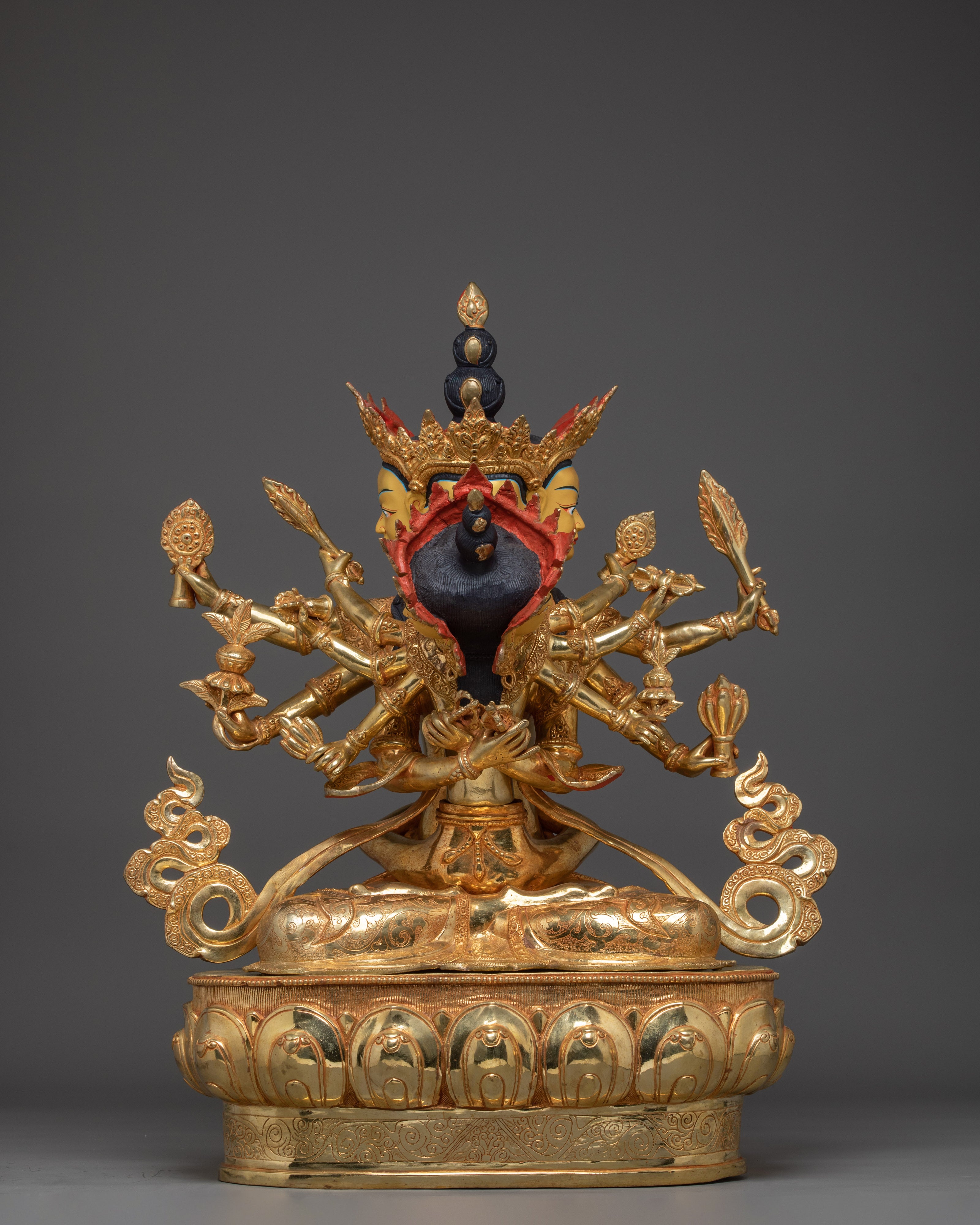Handcrafted Guhyasamaja Buddha Statue | Symbolizing Wisdom and Power