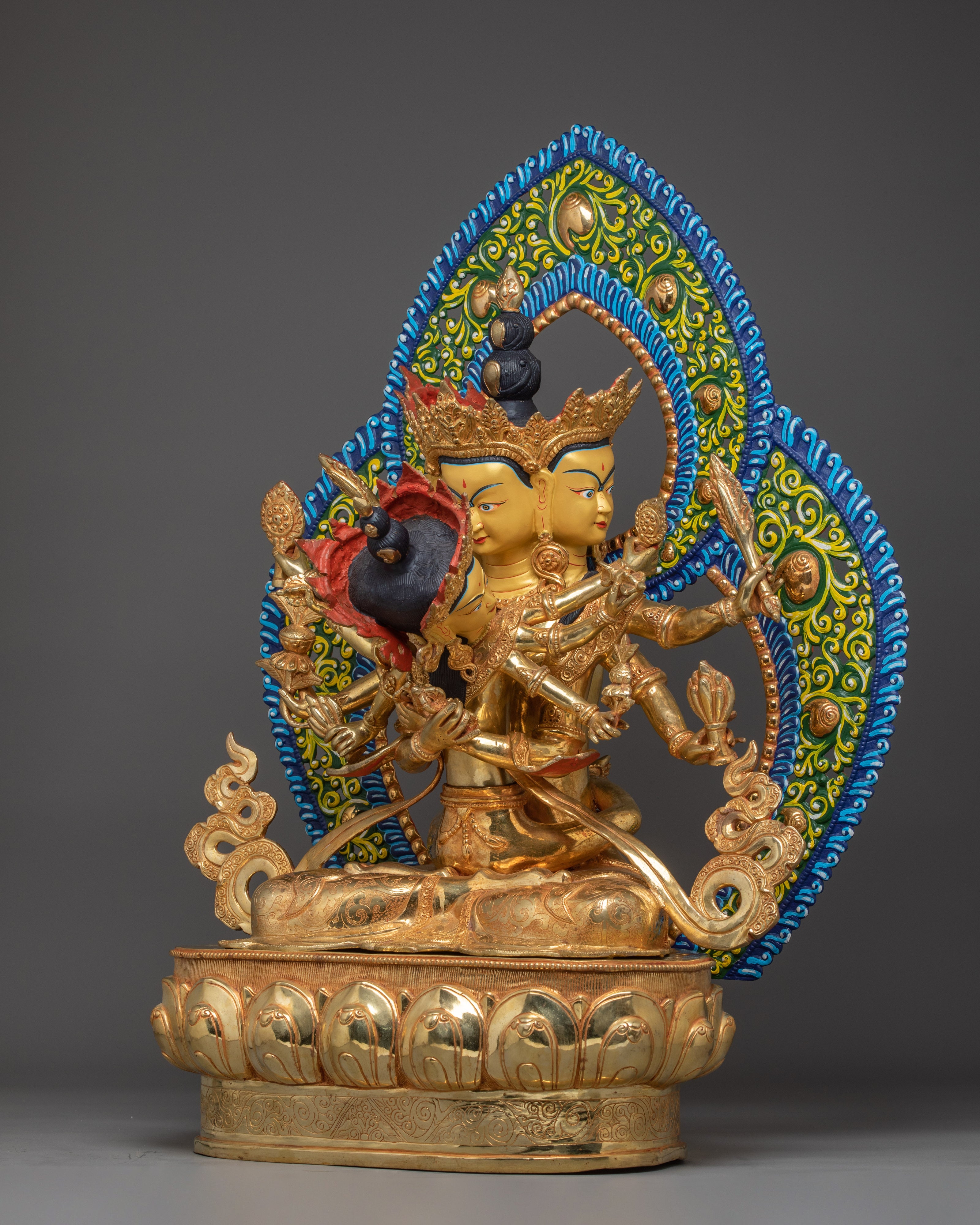 Handcrafted Guhyasamaja Buddha Statue | Symbolizing Wisdom and Power