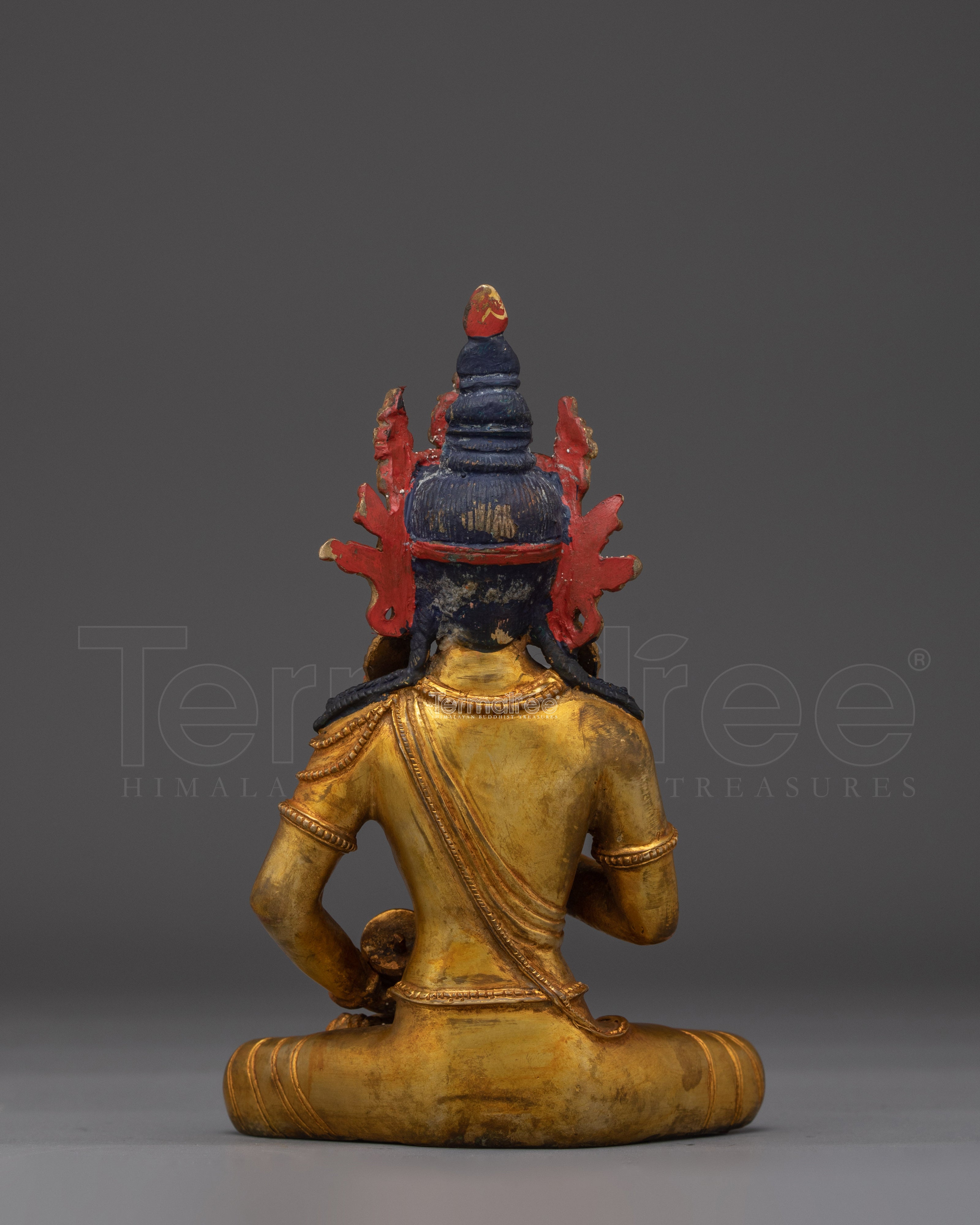 Handmade Copper Vajrasattva statue | Spiritual Tibetan Sculpture for Meditation