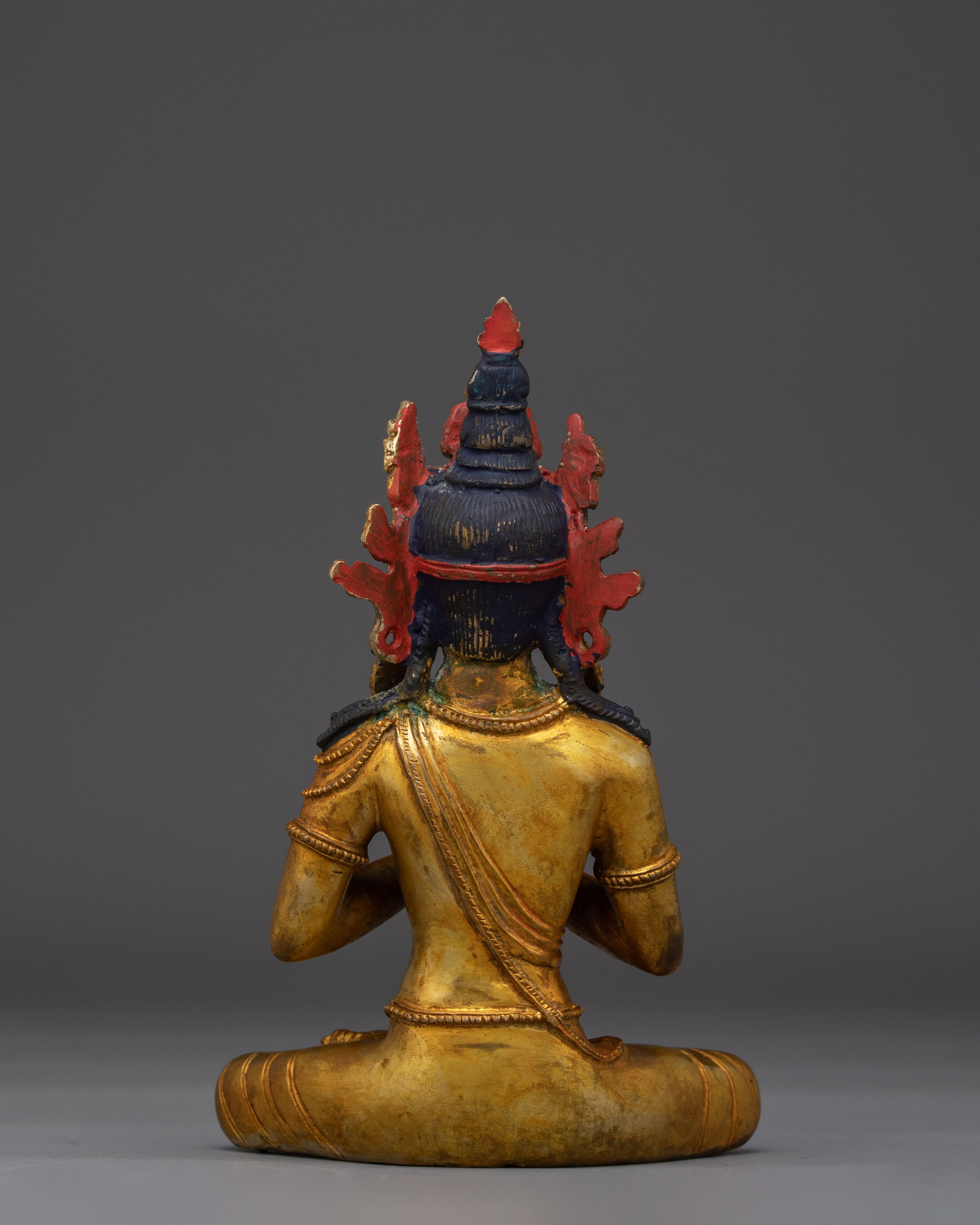 Handcrafted Vairocana Buddha Statue | Meditation and Altar Decor, Spiritual Enlightenment