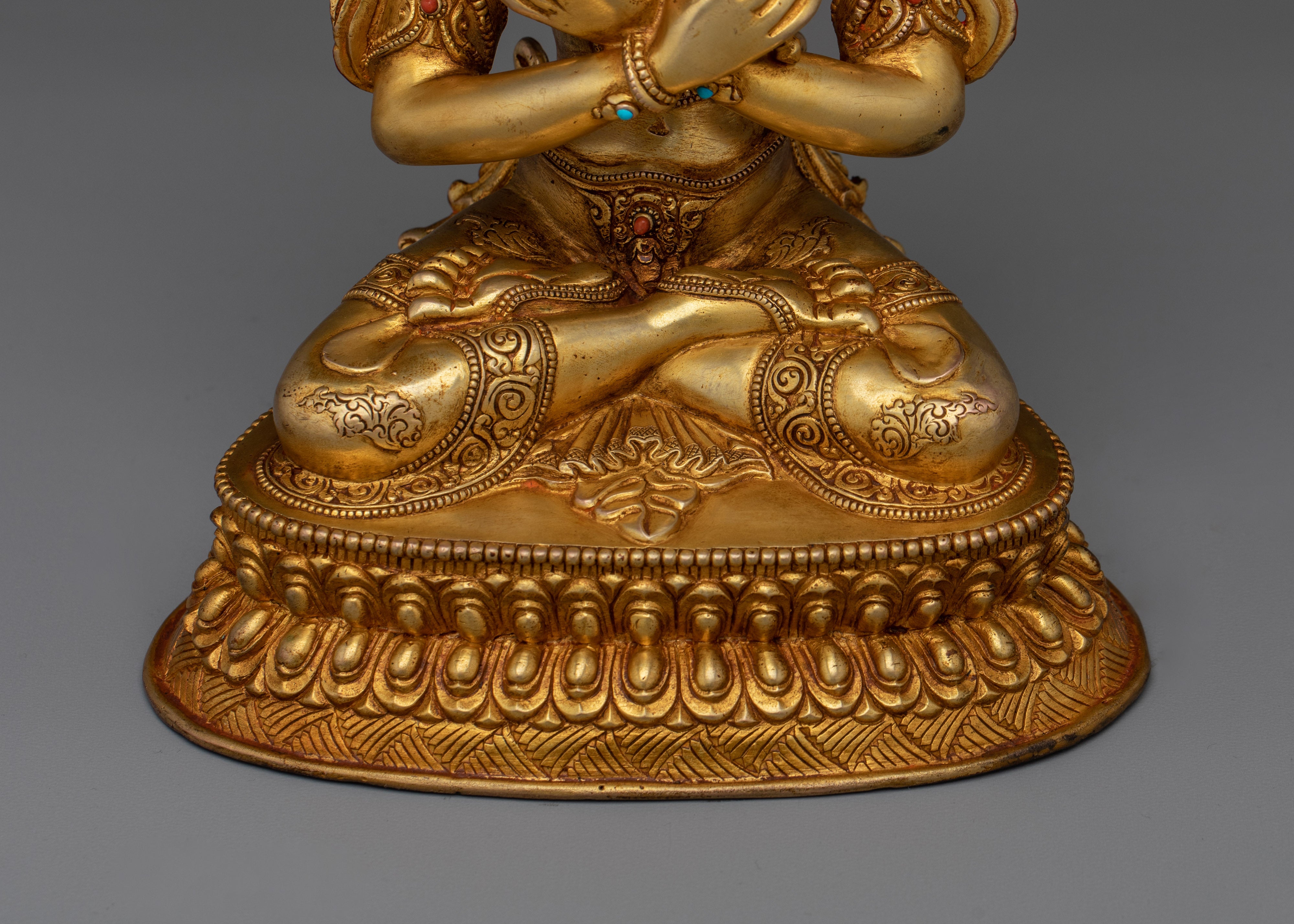 Golden Vajradhara Statue | Primordial Buddha