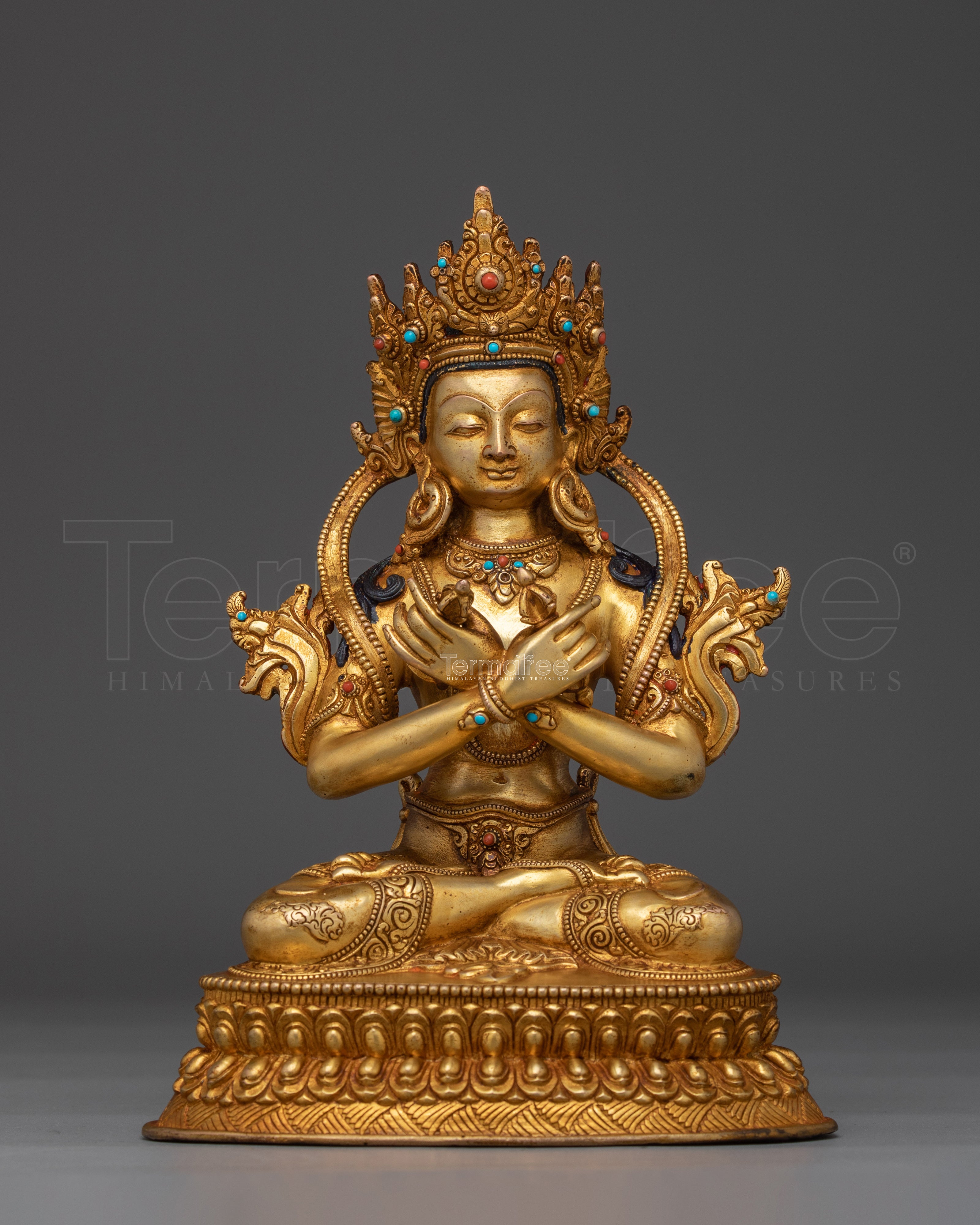Golden Vajradhara Statue | Primordial Buddha