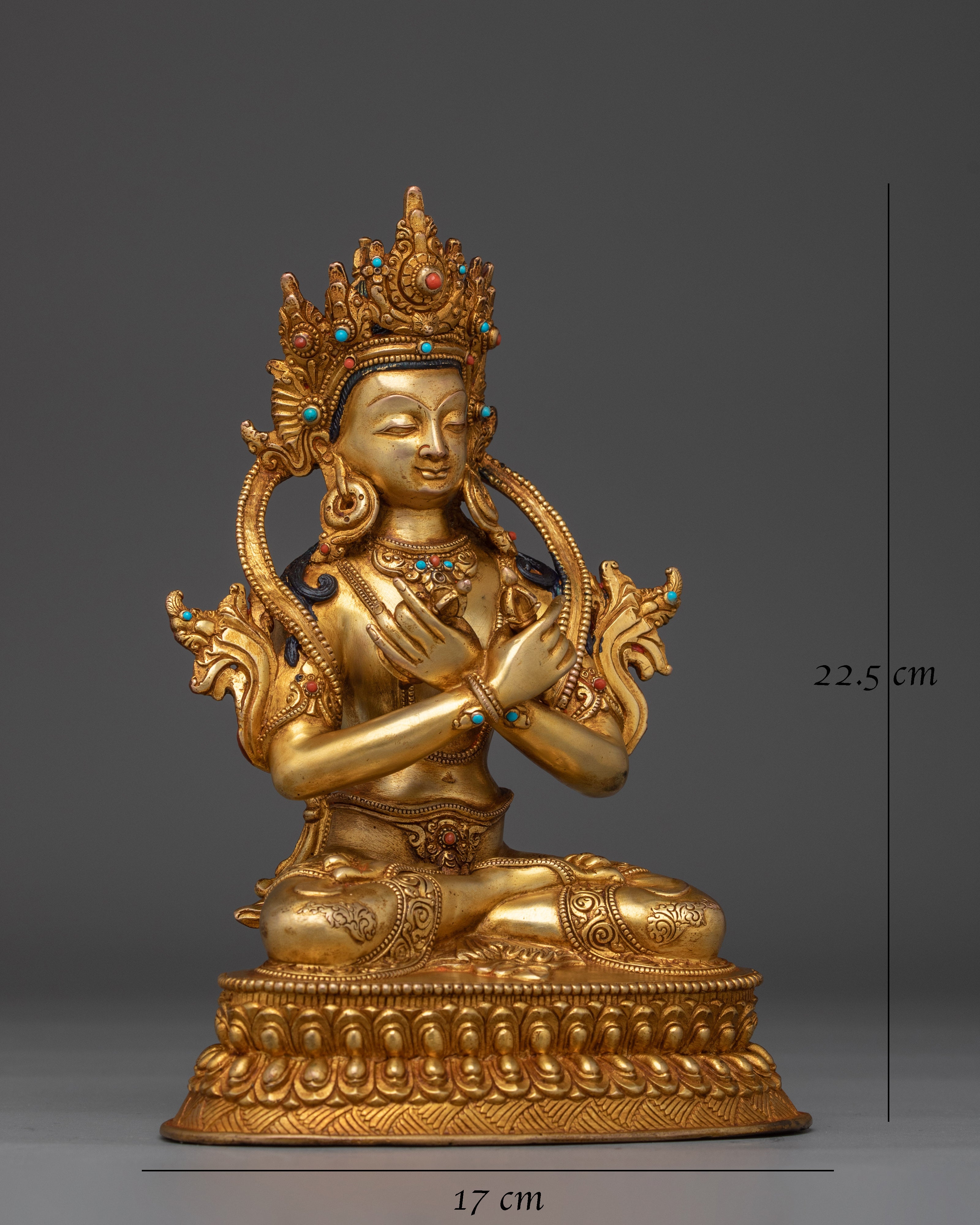 golden-vajradhara-statue