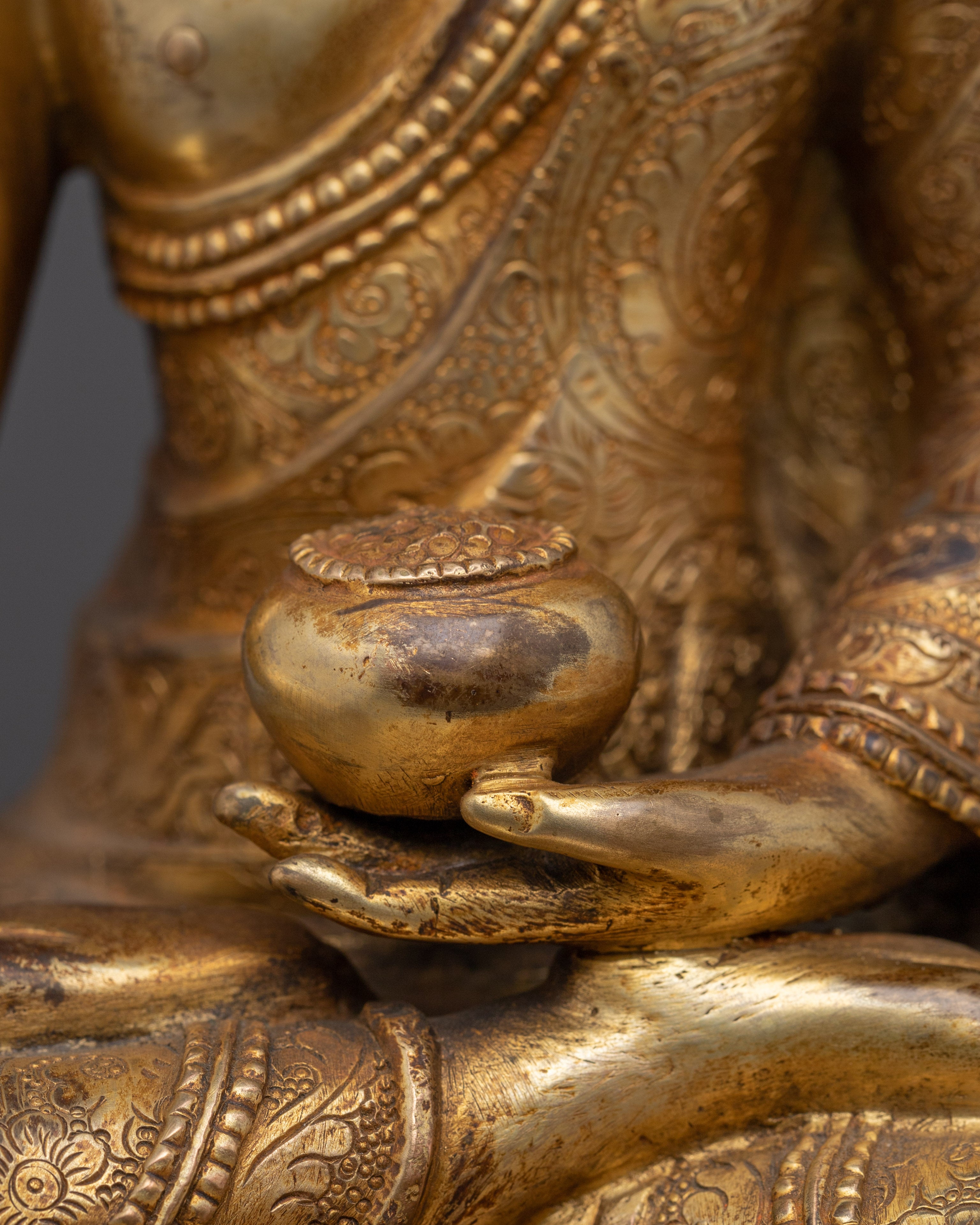 Majestic Shakyamuni buddha with Disciples and Throne for Spiritual Decor