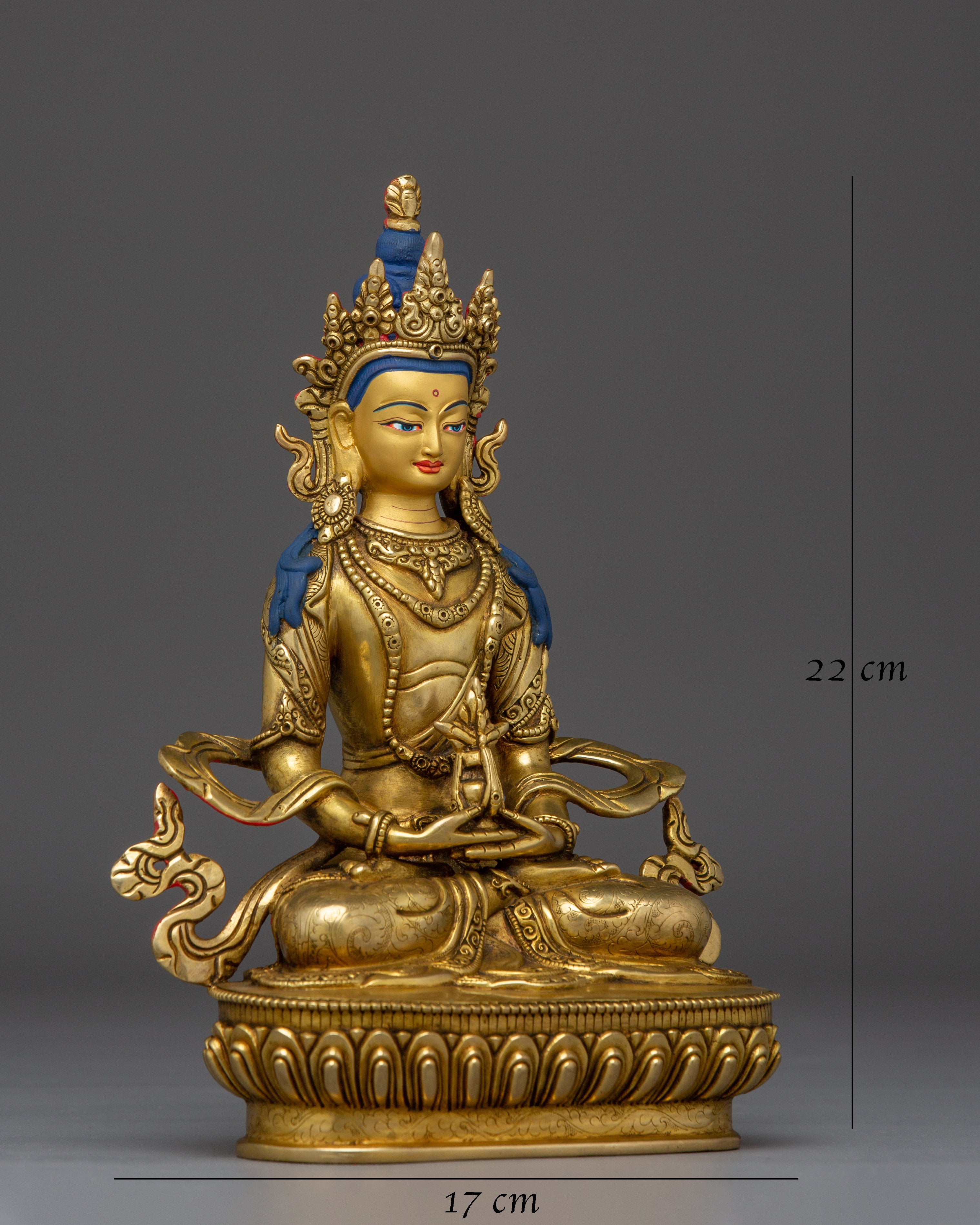 amitayus-golden-decor-statue