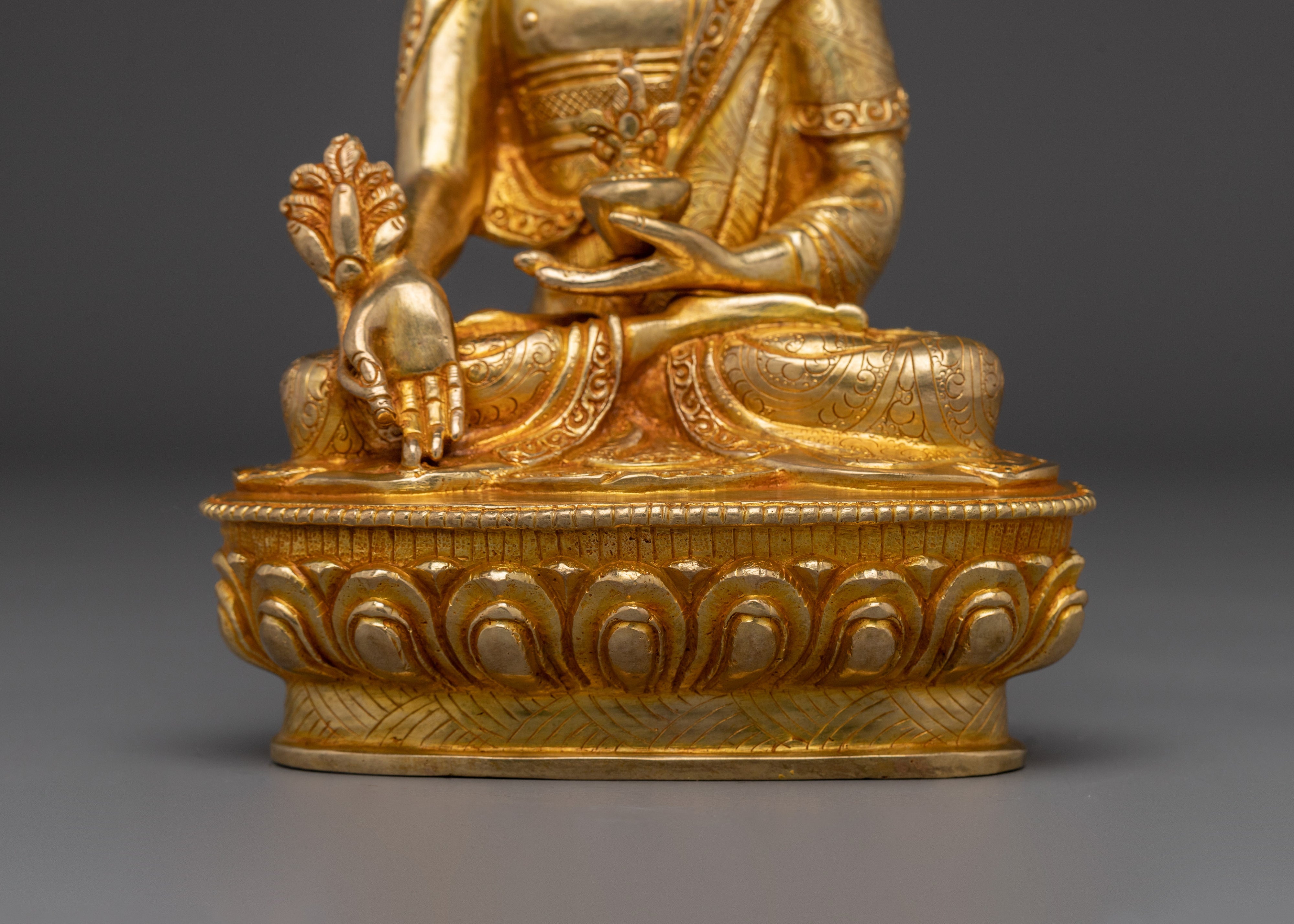 Himalayan Medicine Buddha Decor Statue | Bhaiṣajyaguru Artwork