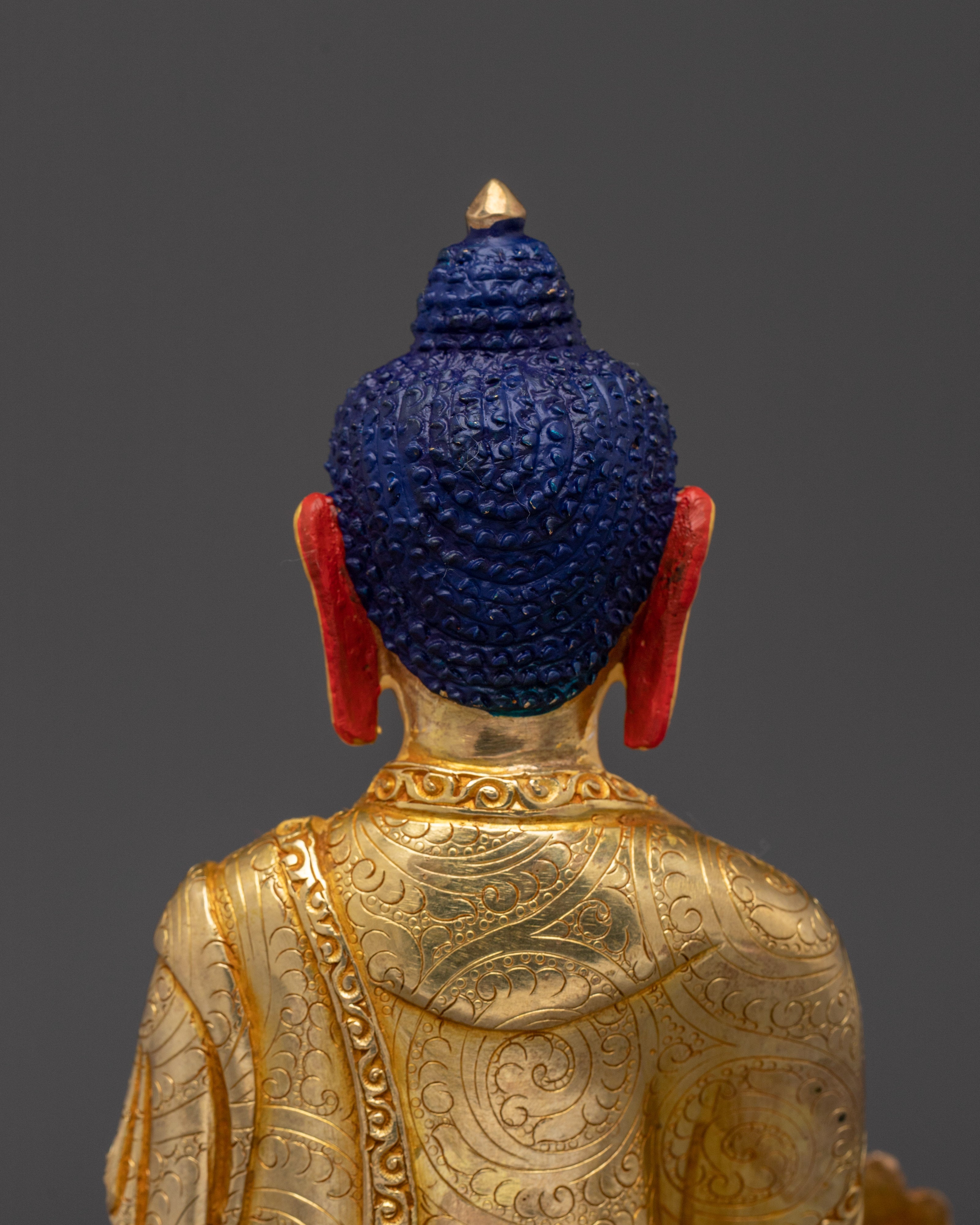 Himalayan Medicine Buddha Decor Statue | Bhaiṣajyaguru Artwork
