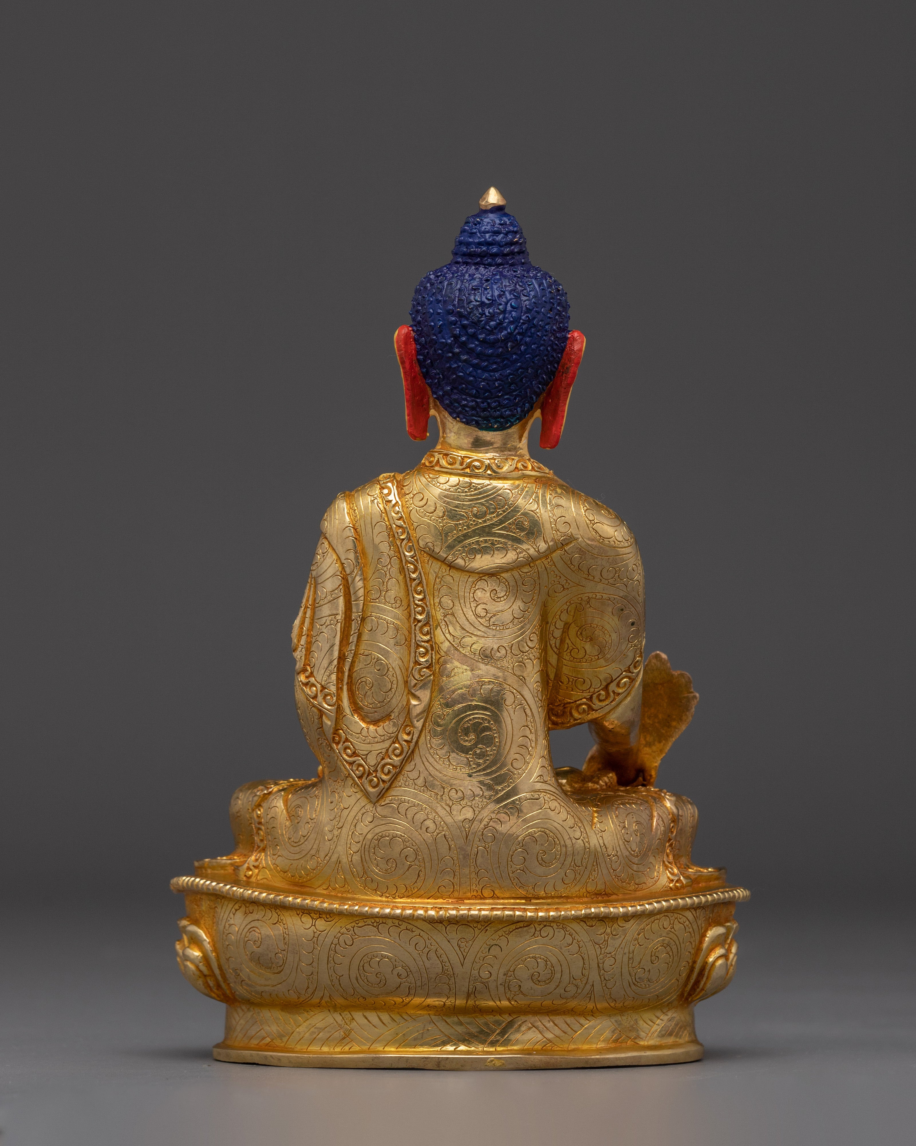 Himalayan Medicine Buddha Decor Statue | Bhaiṣajyaguru Artwork