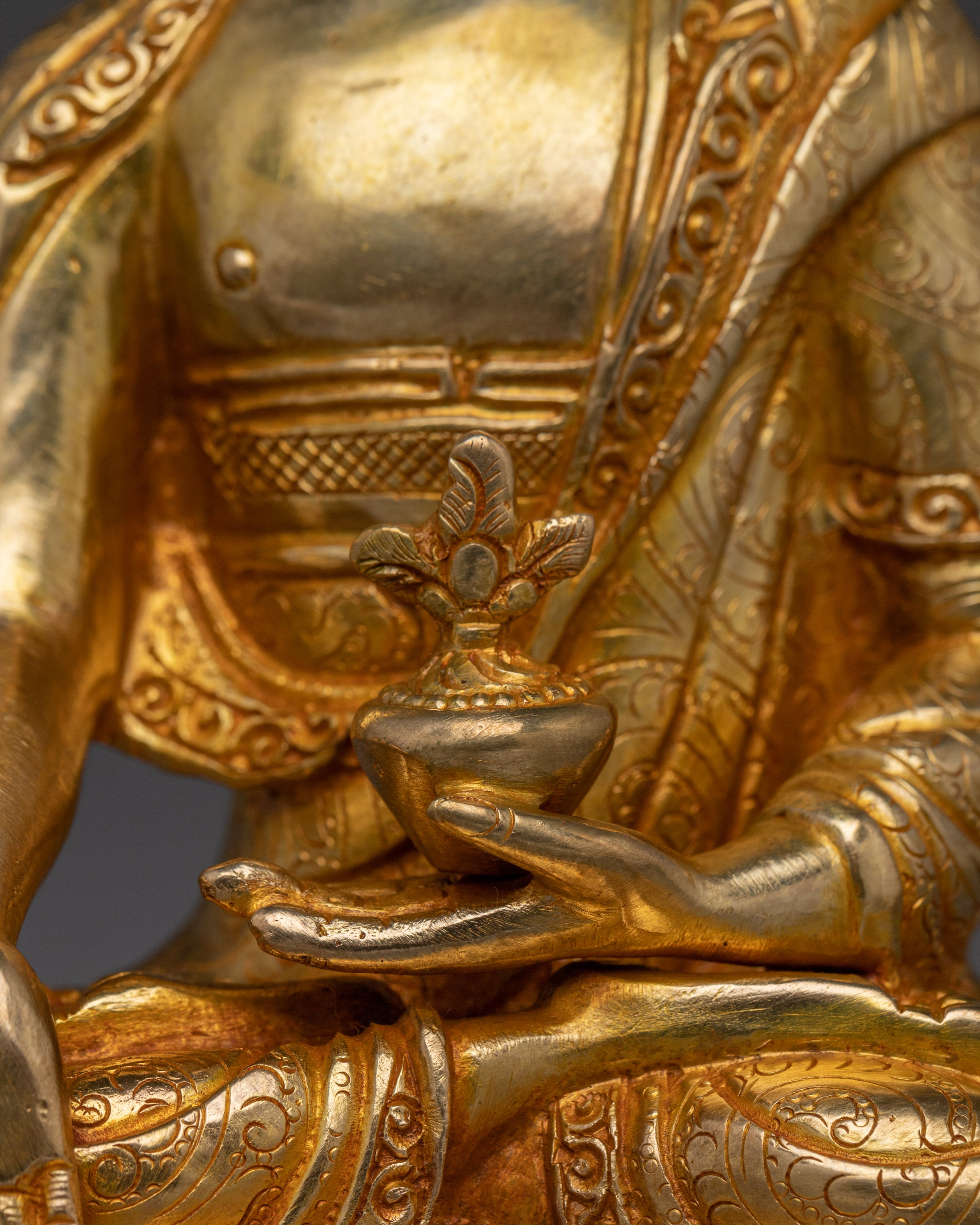 Himalayan Medicine Buddha Decor Statue | Bhaiṣajyaguru Artwork