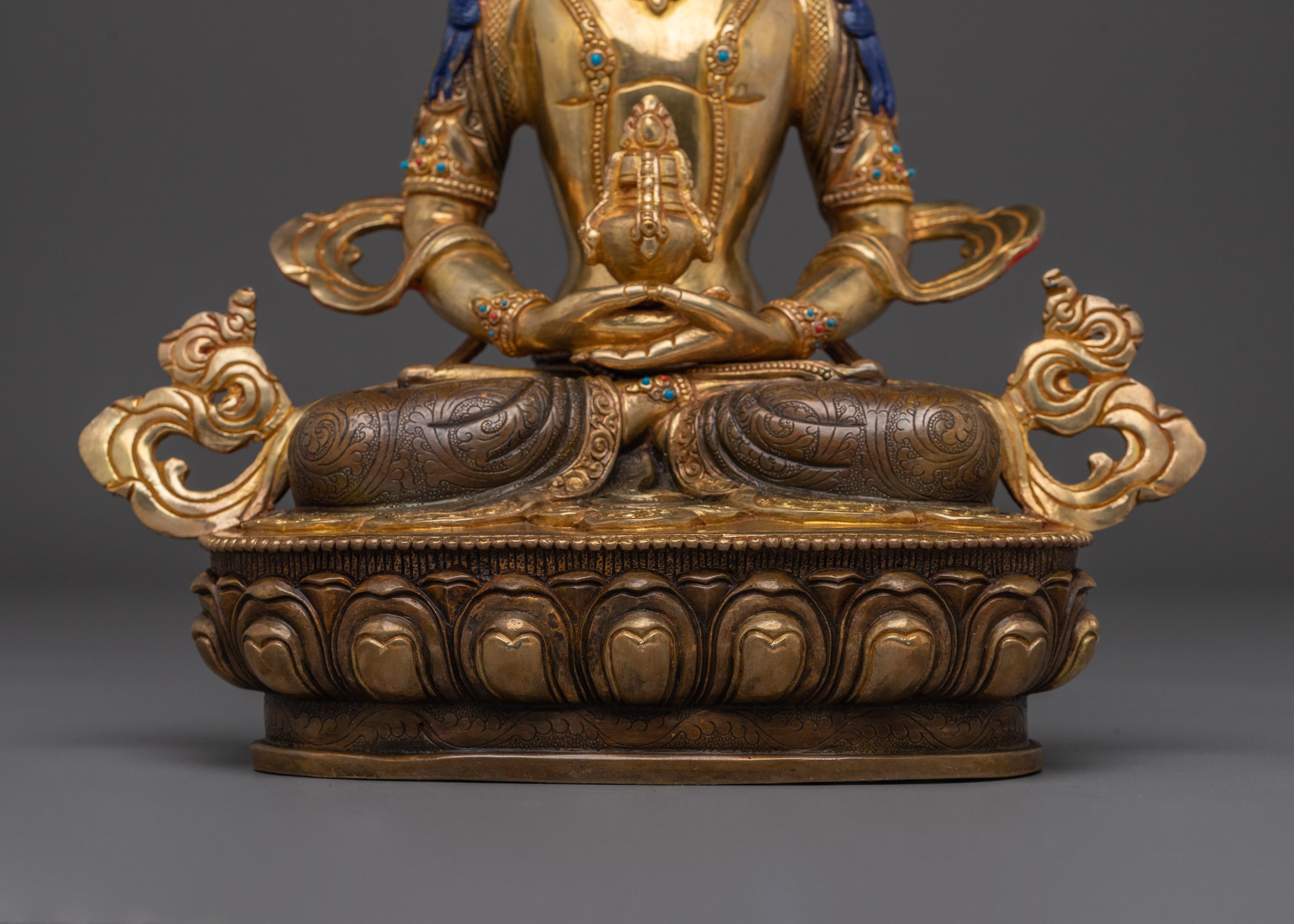 Buddhist Serene Amitayus Statue | Himalayan Handcrafted Artwork