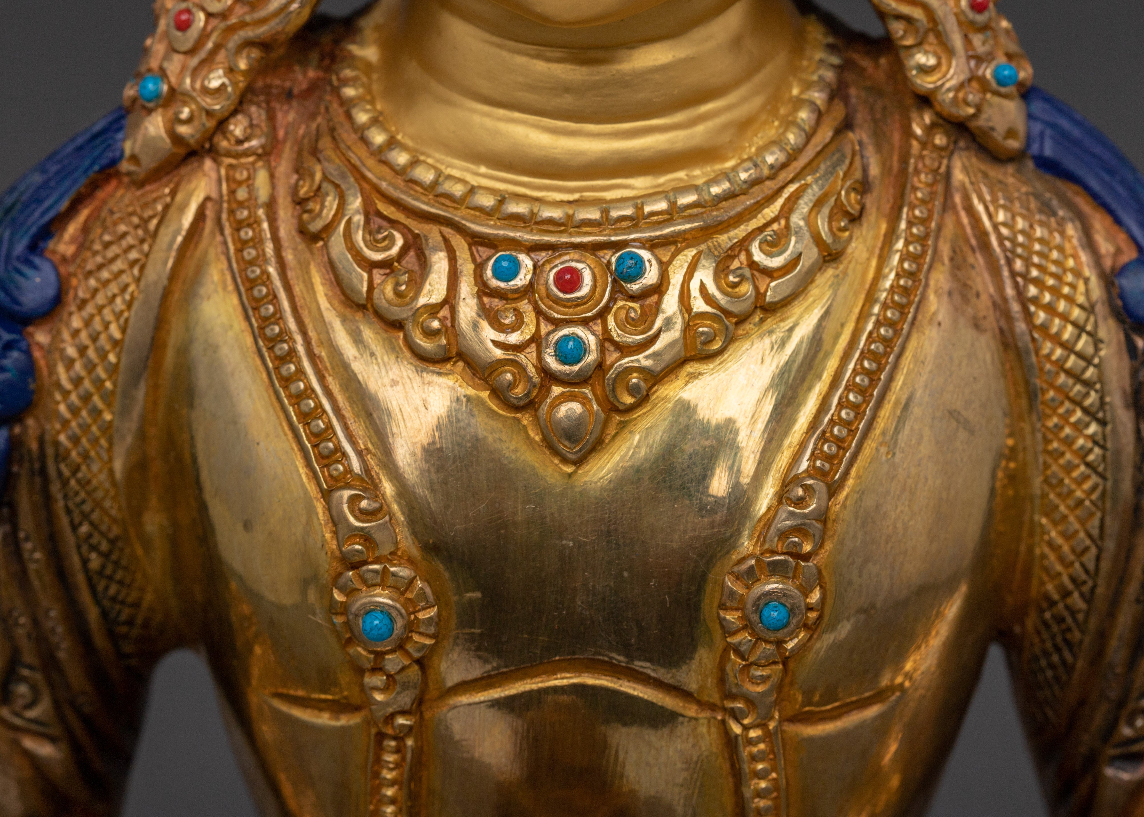 Buddhist Serene Amitayus Statue | Himalayan Handcrafted Artwork