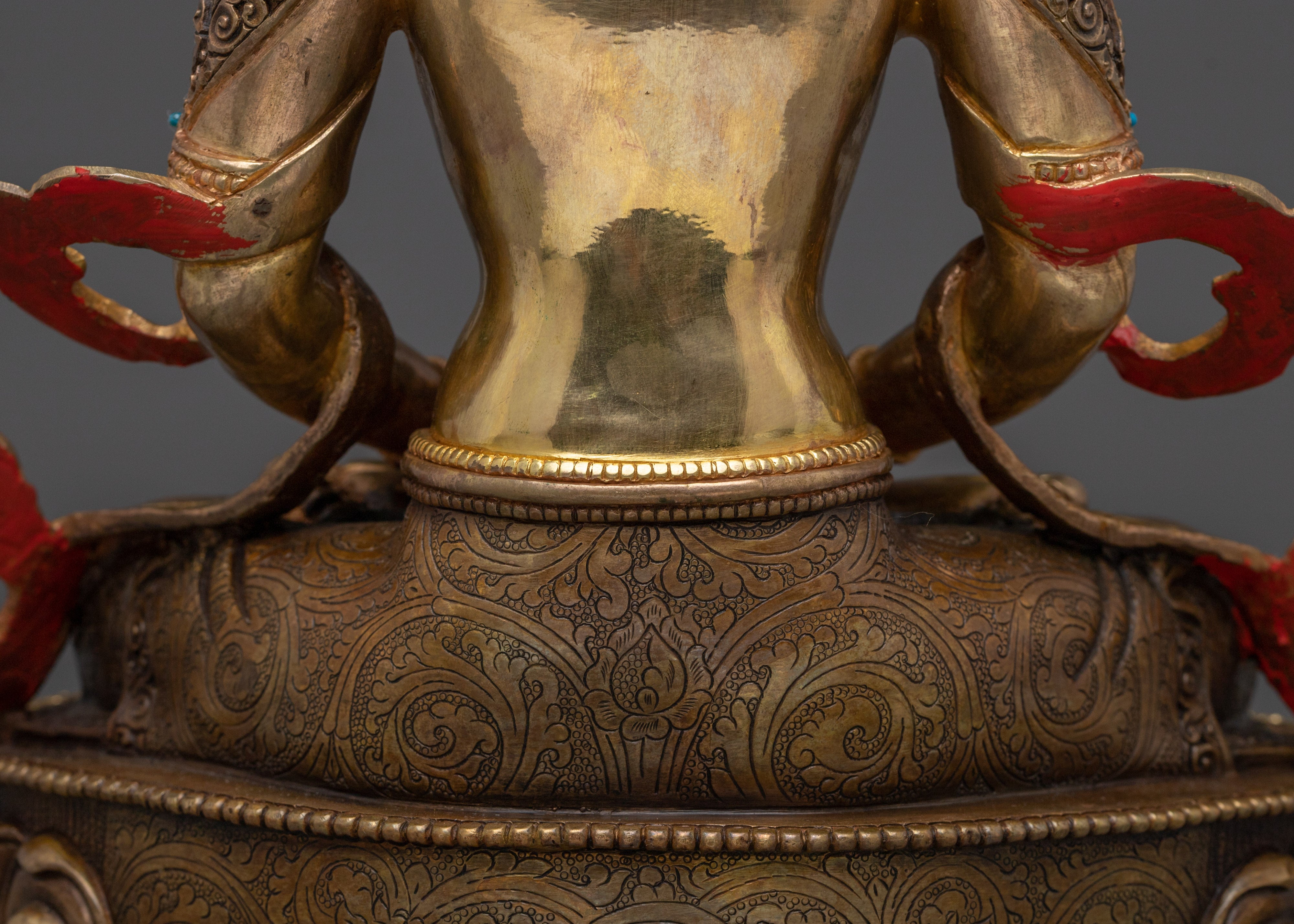 Buddhist Serene Amitayus Statue | Himalayan Handcrafted Artwork