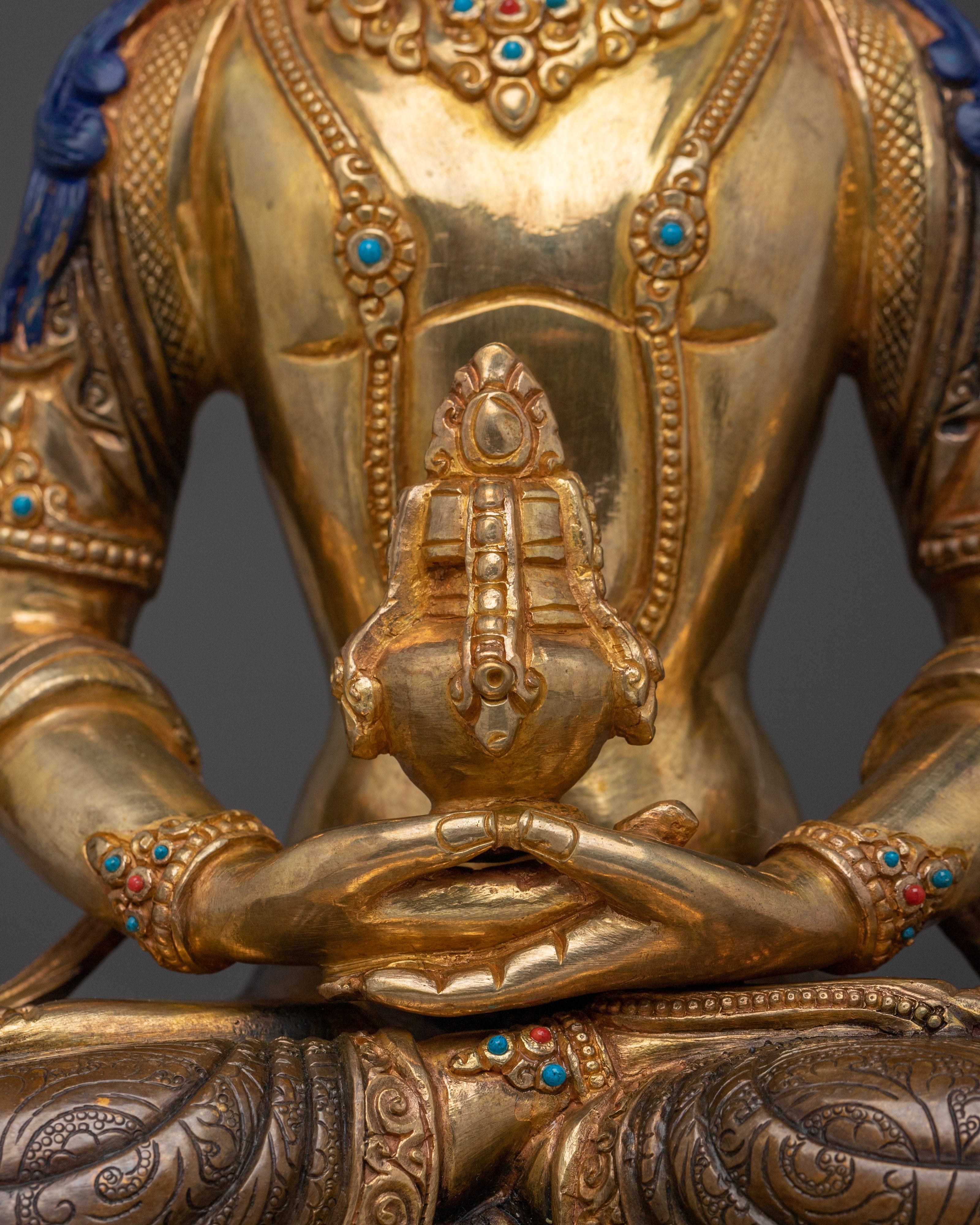 Buddhist Serene Amitayus Statue | Himalayan Handcrafted Artwork