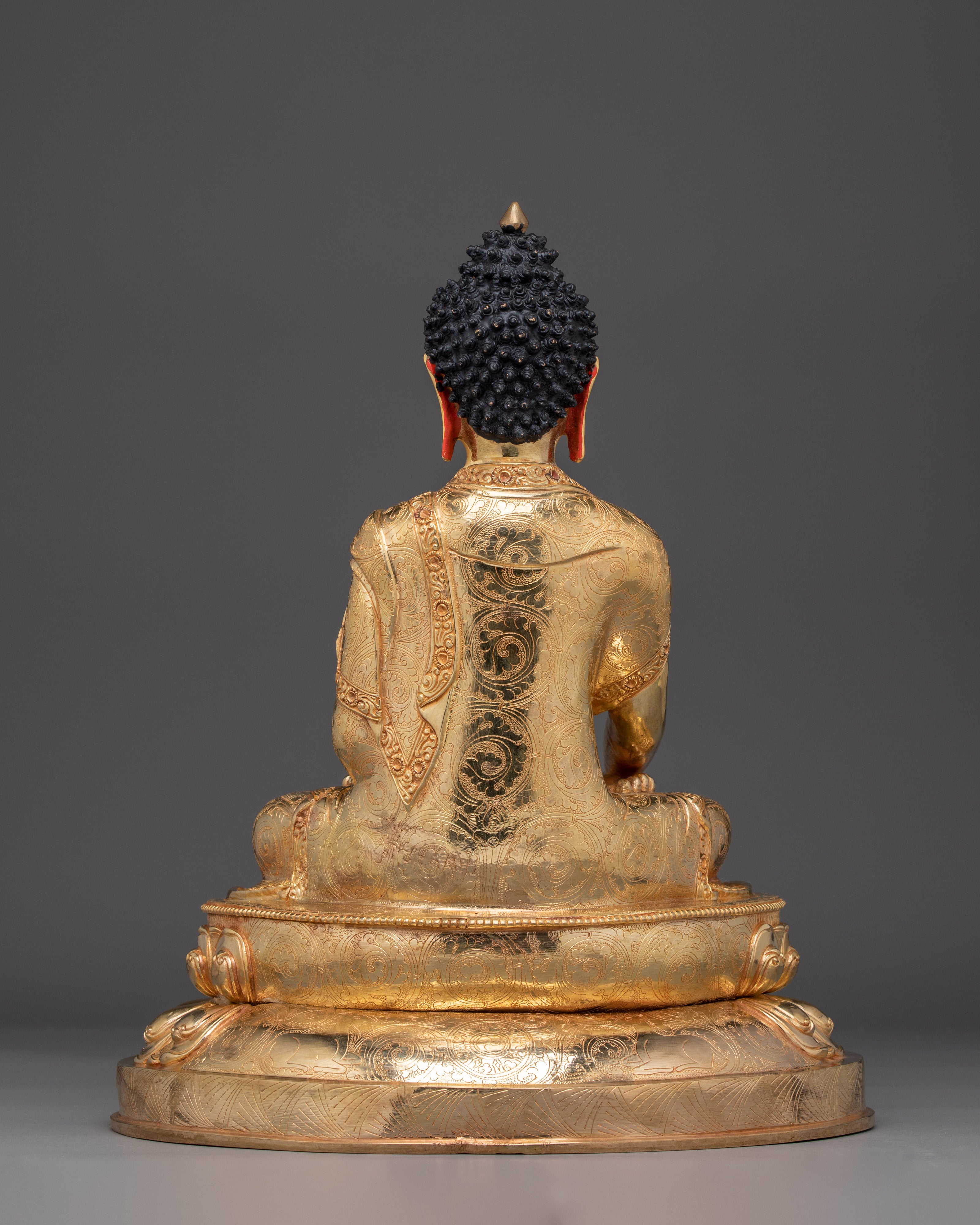 Sangay Shakyamuni The Enlightened One | Traditionally 24K Gold Gilded Statue