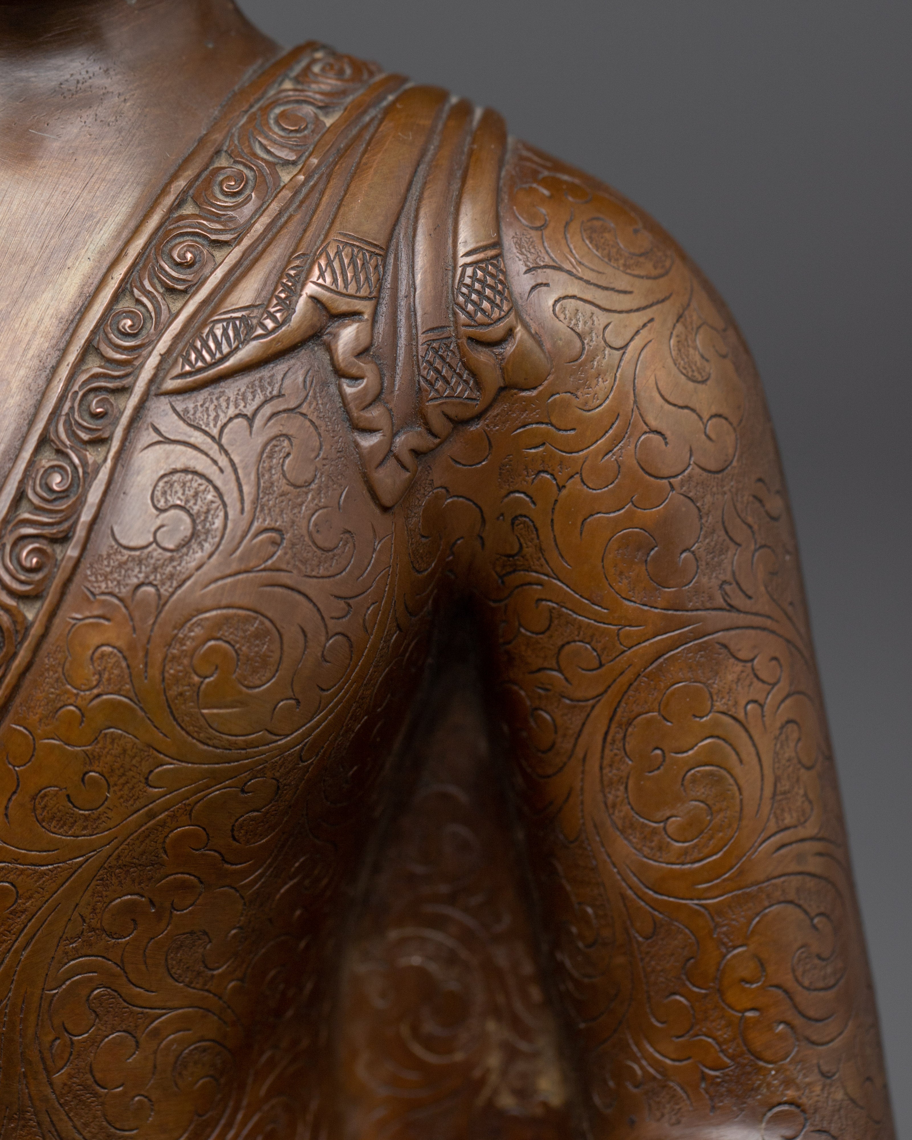 Oxidized Supreme Healer Medicine Buddha Statue | Himalayan Artwork