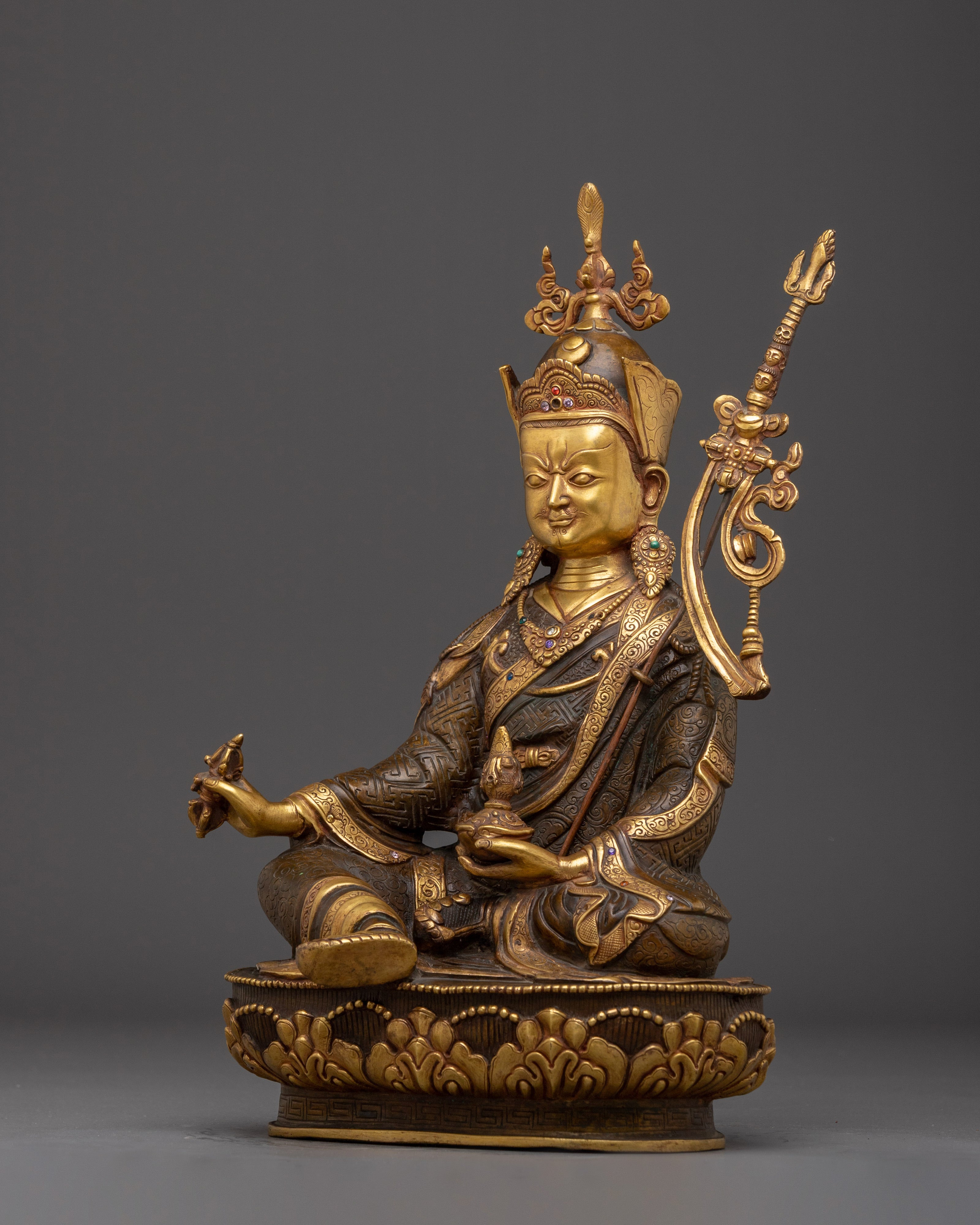 Himalayan Guru Rinpoche Artwork | Vajra Master Padmasambhava Statue
