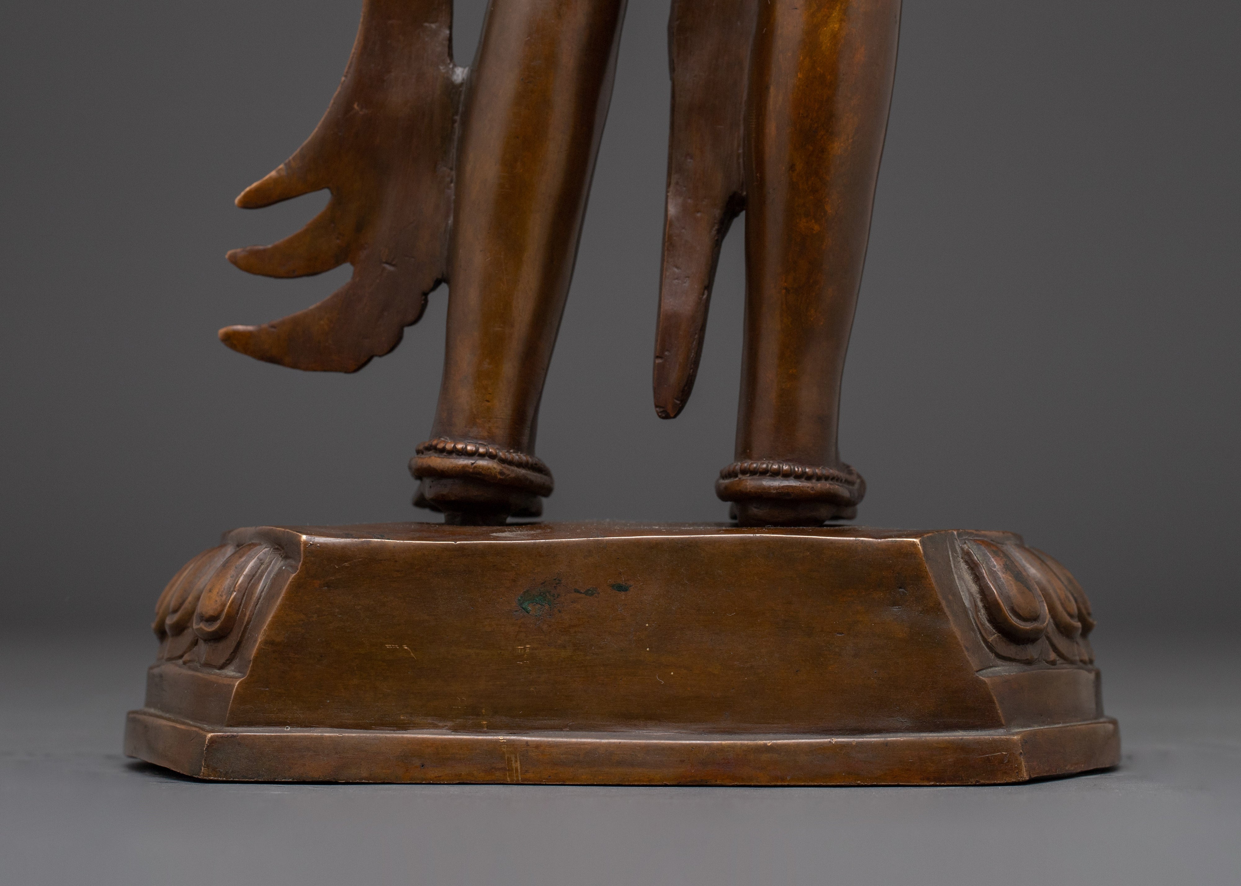 Oxidized Standing Avalokiteshvara Statue | Bodhisattva of Compassion