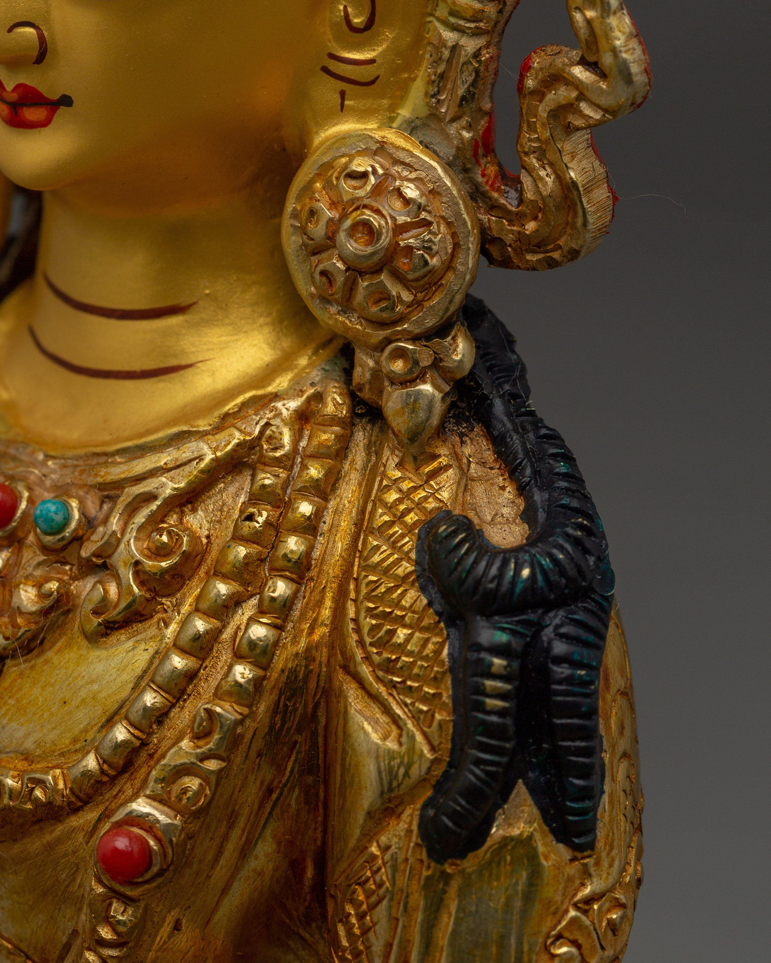 Healing Deity Amitayus Artwork | Traditional Himalayan Statue