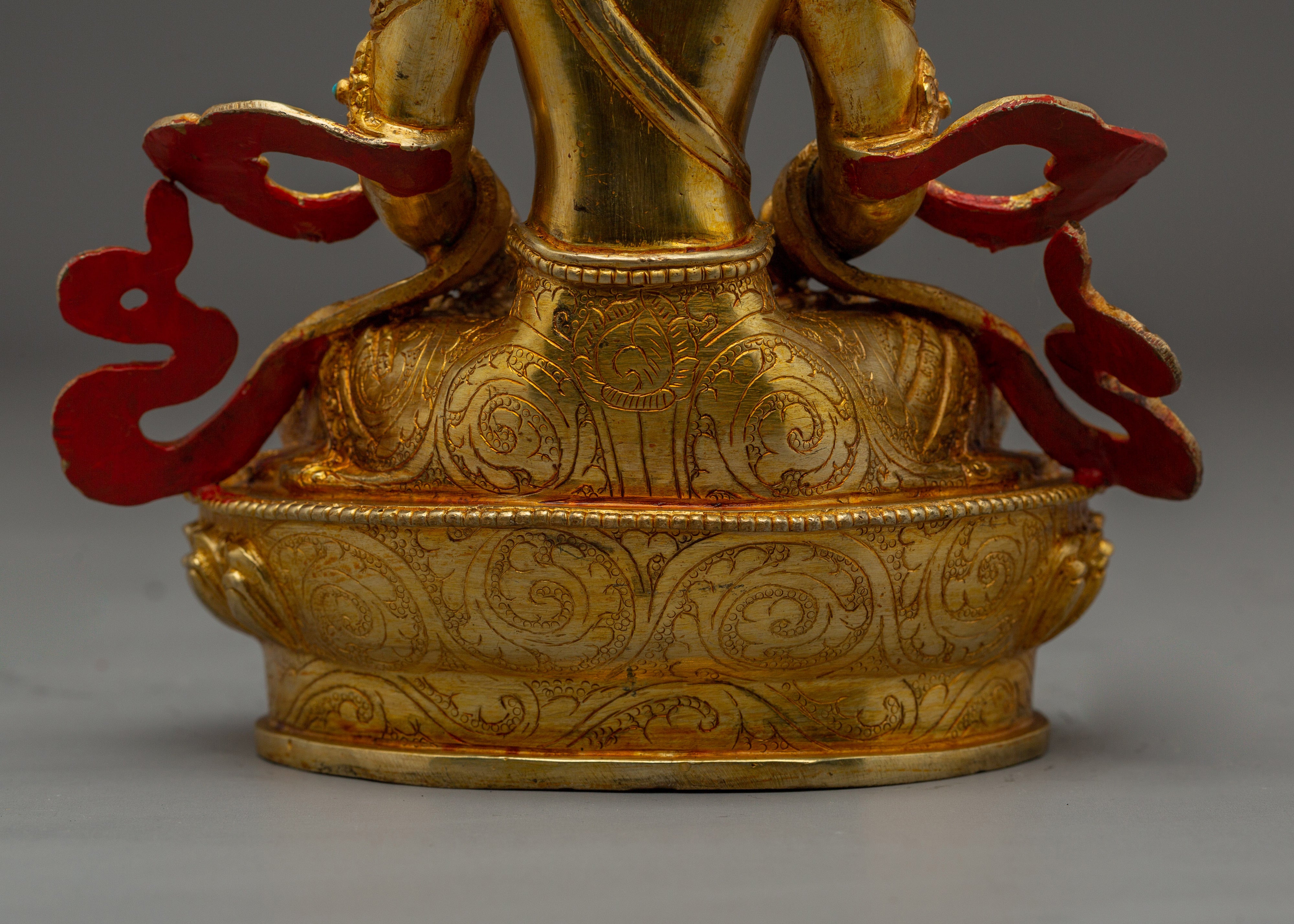 Healing Deity Amitayus Artwork | Traditional Himalayan Statue