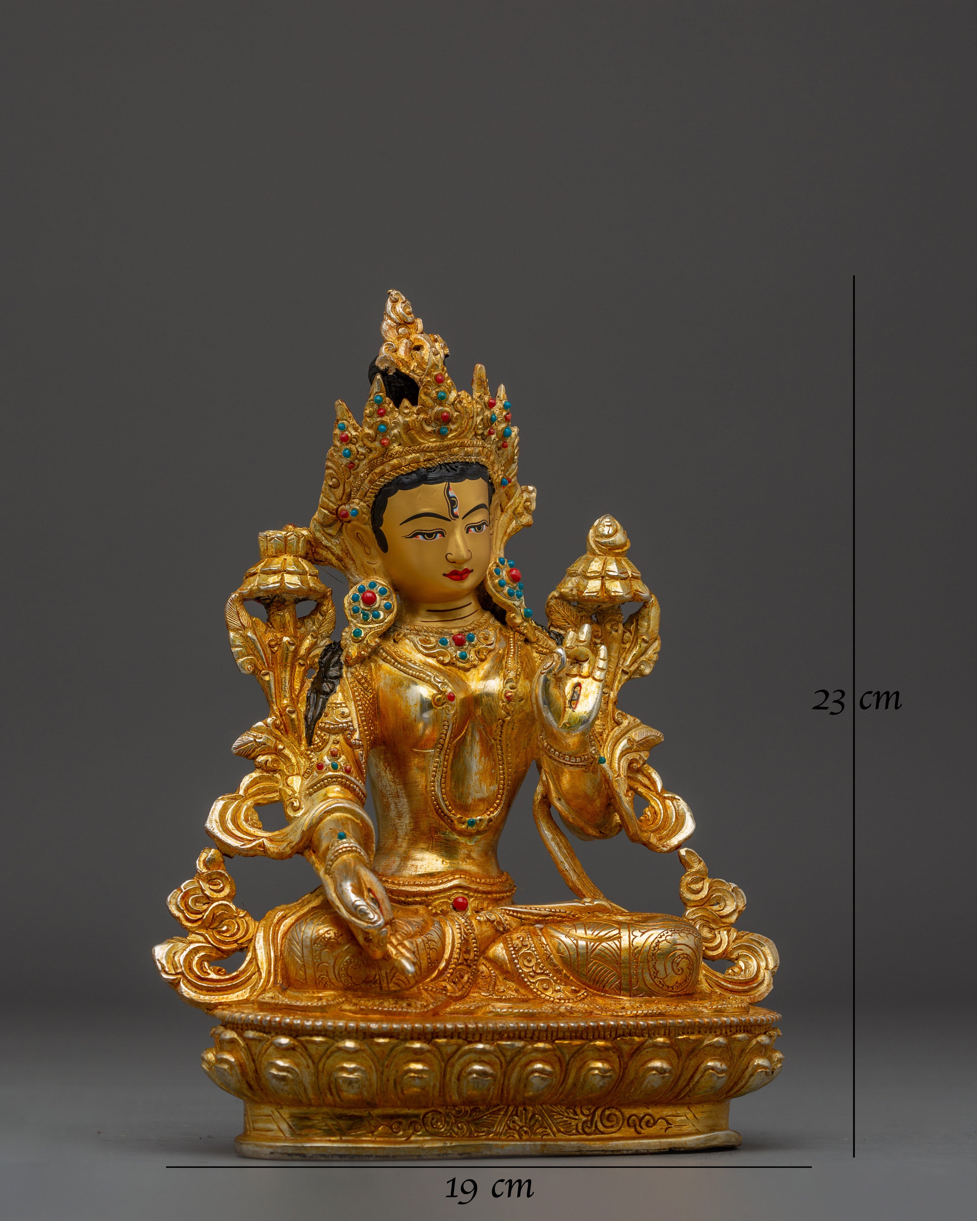 handcrafted-white-tara-copper-artwork