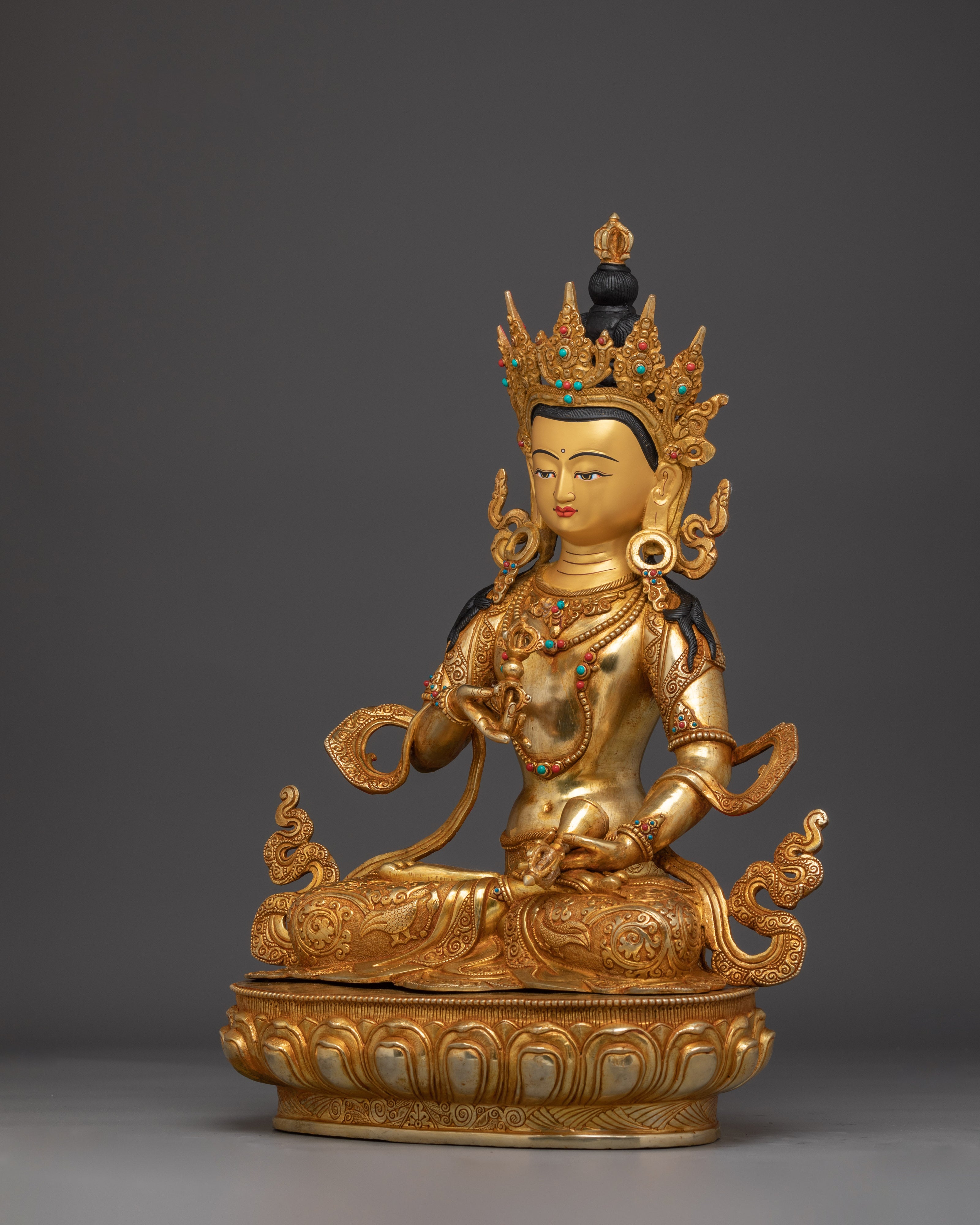 Buddhist Artwork of Vajrasattva - Deity for Purification and Spiritual Practice