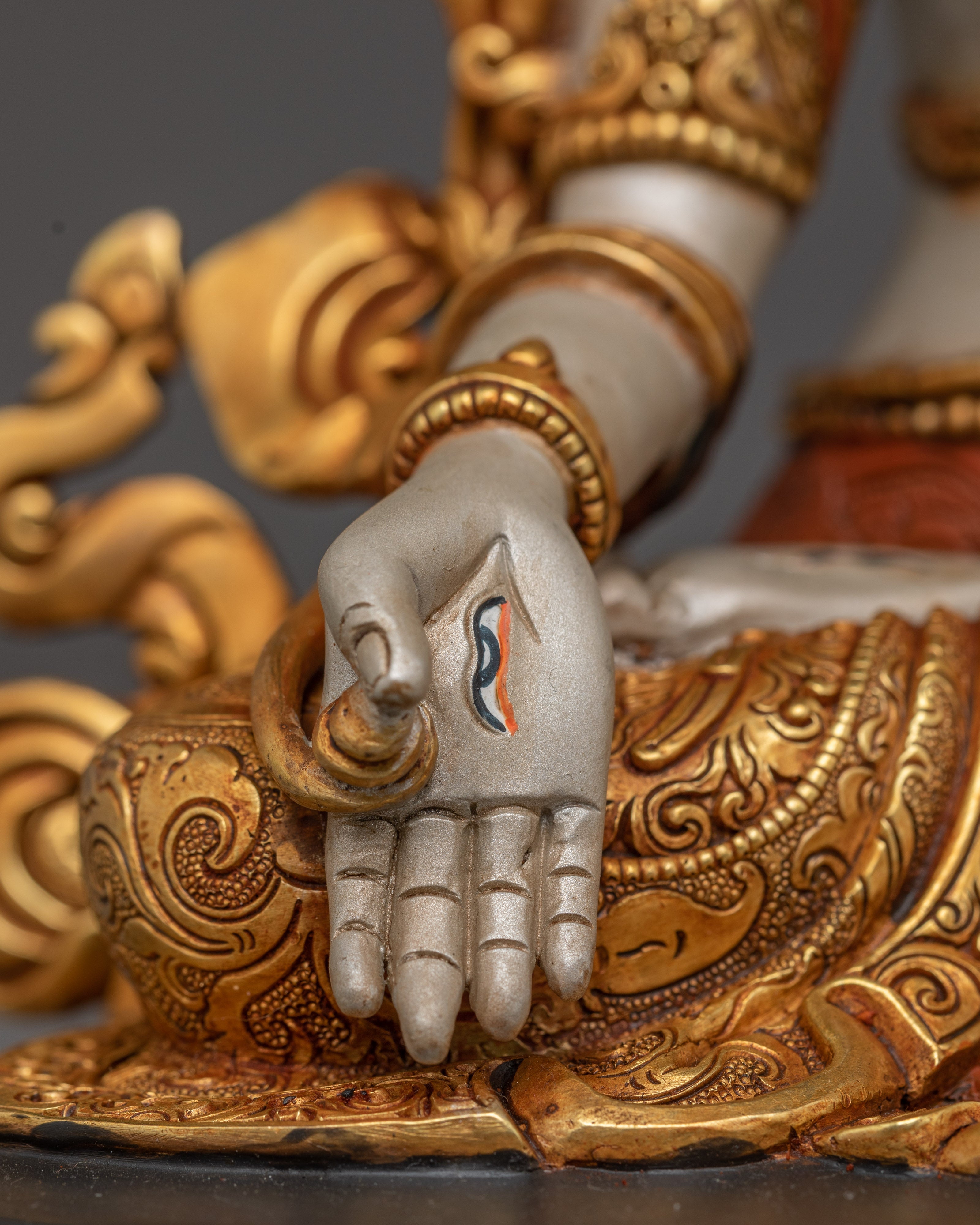 Sculpture of White Tara | Compassionate Deity Statue