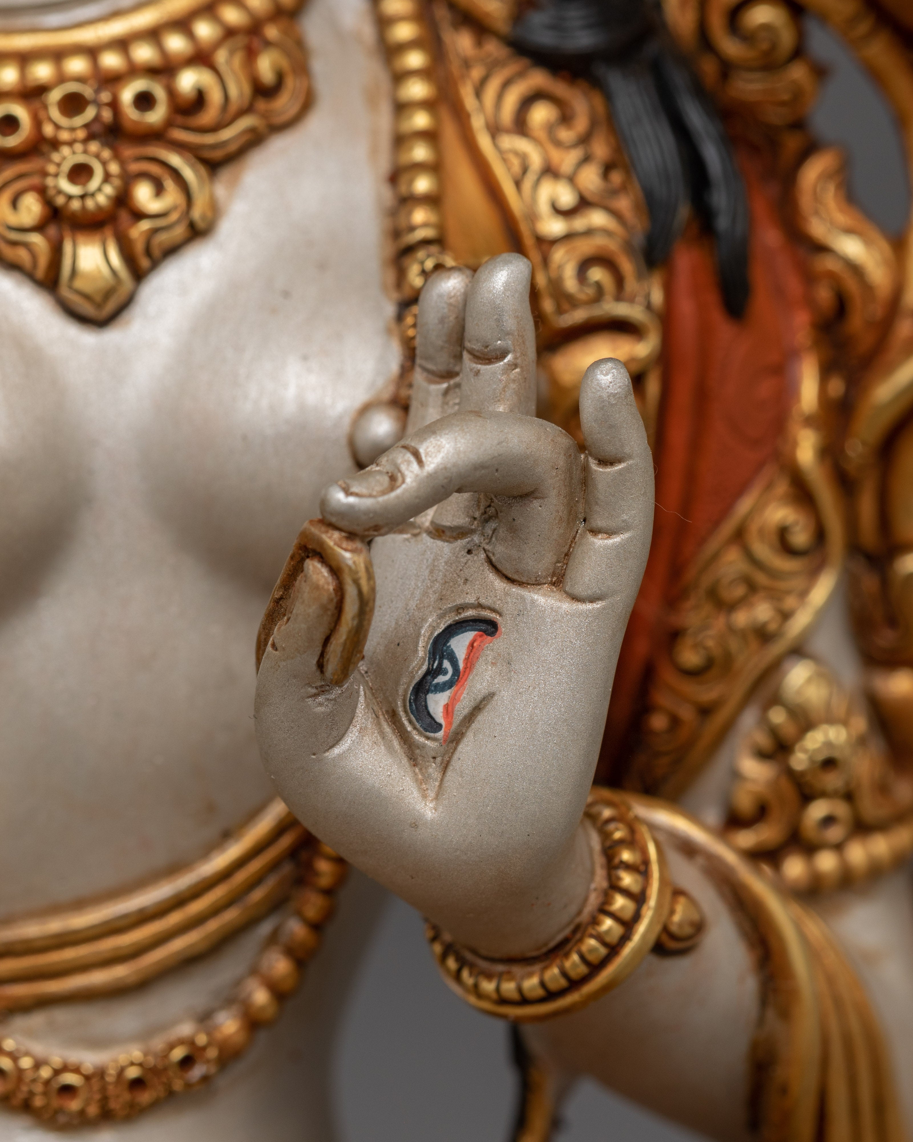 Sculpture of White Tara | Compassionate Deity Statue