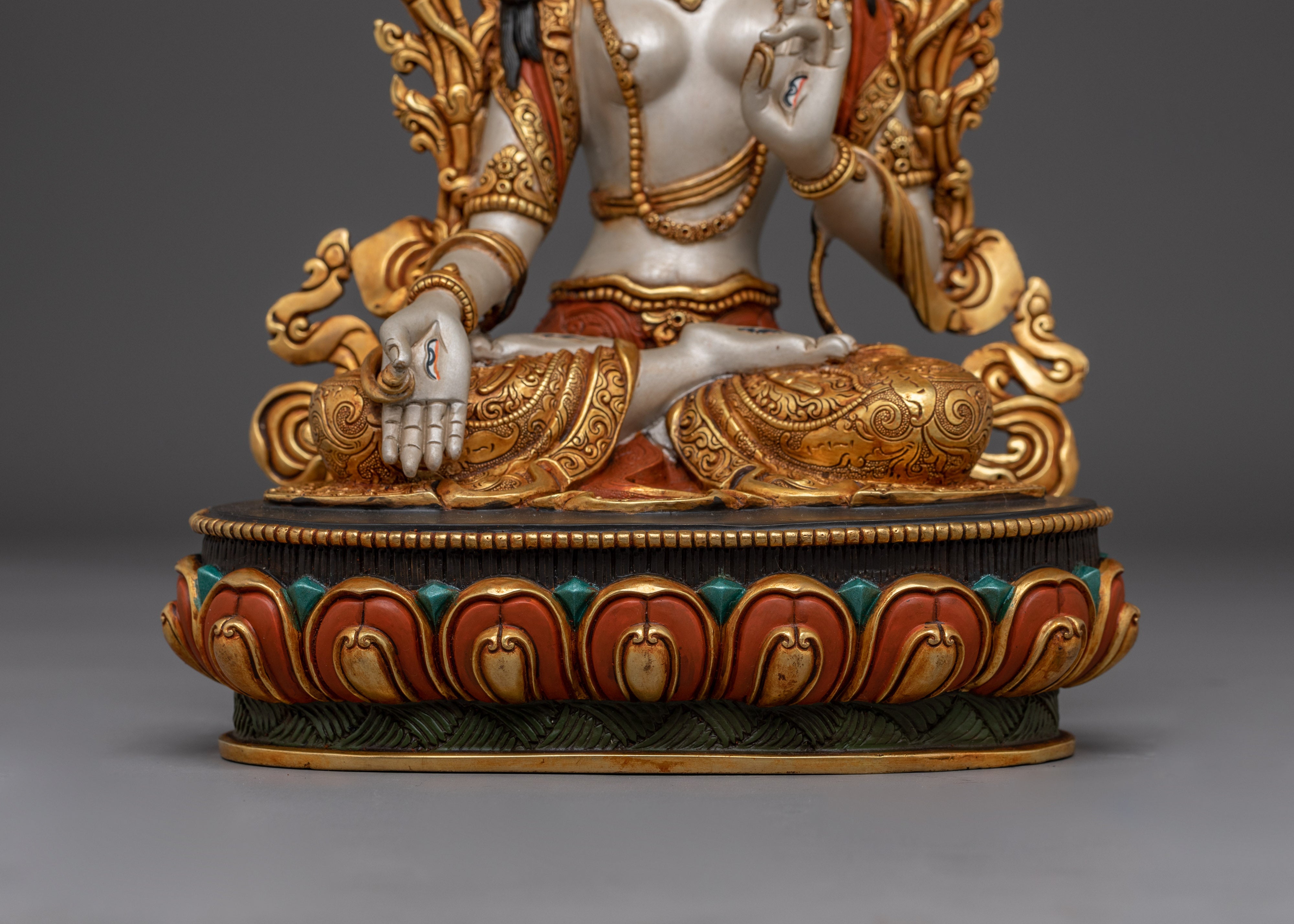 Sculpture of White Tara | Compassionate Deity Statue