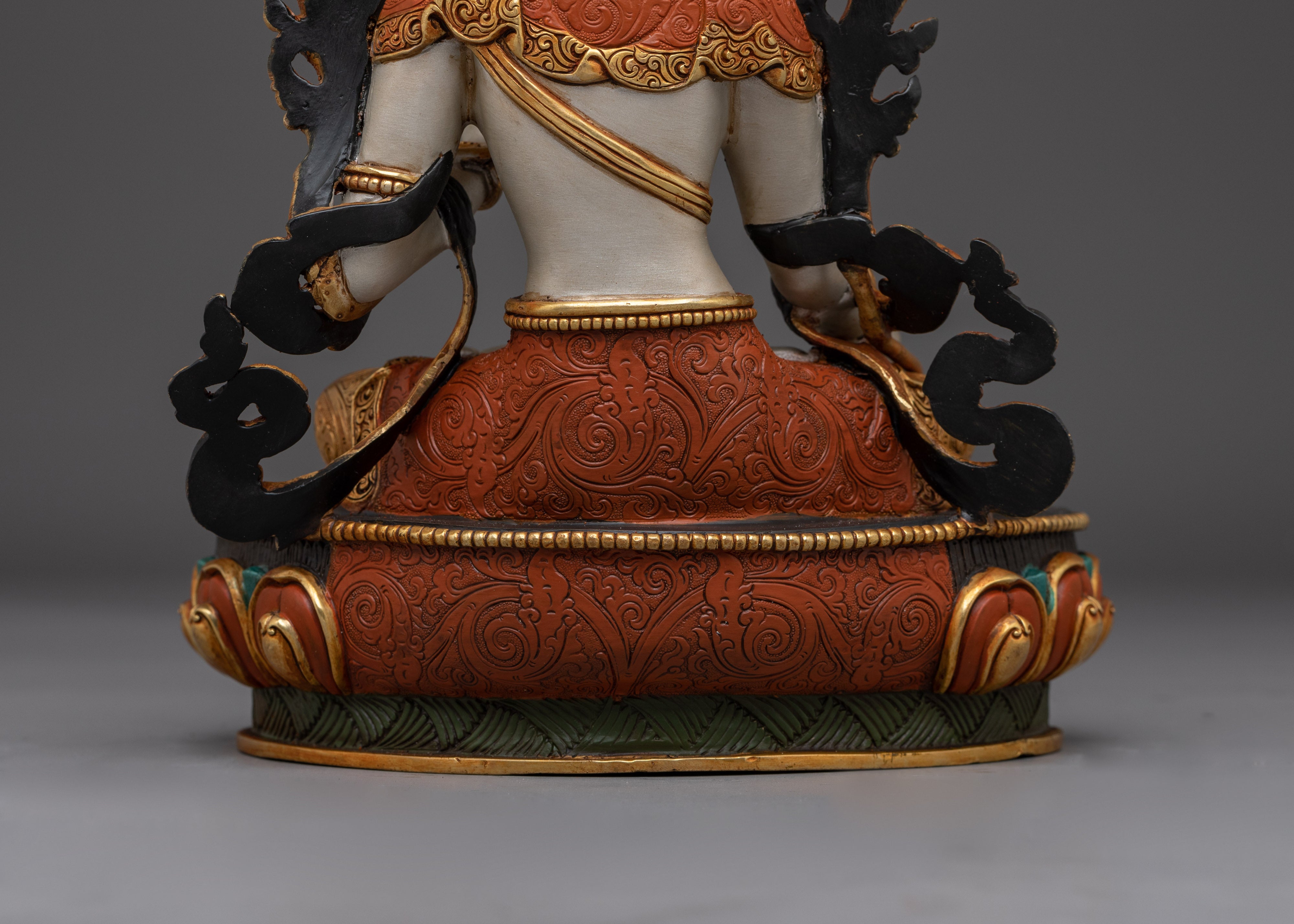Sculpture of White Tara | Compassionate Deity Statue