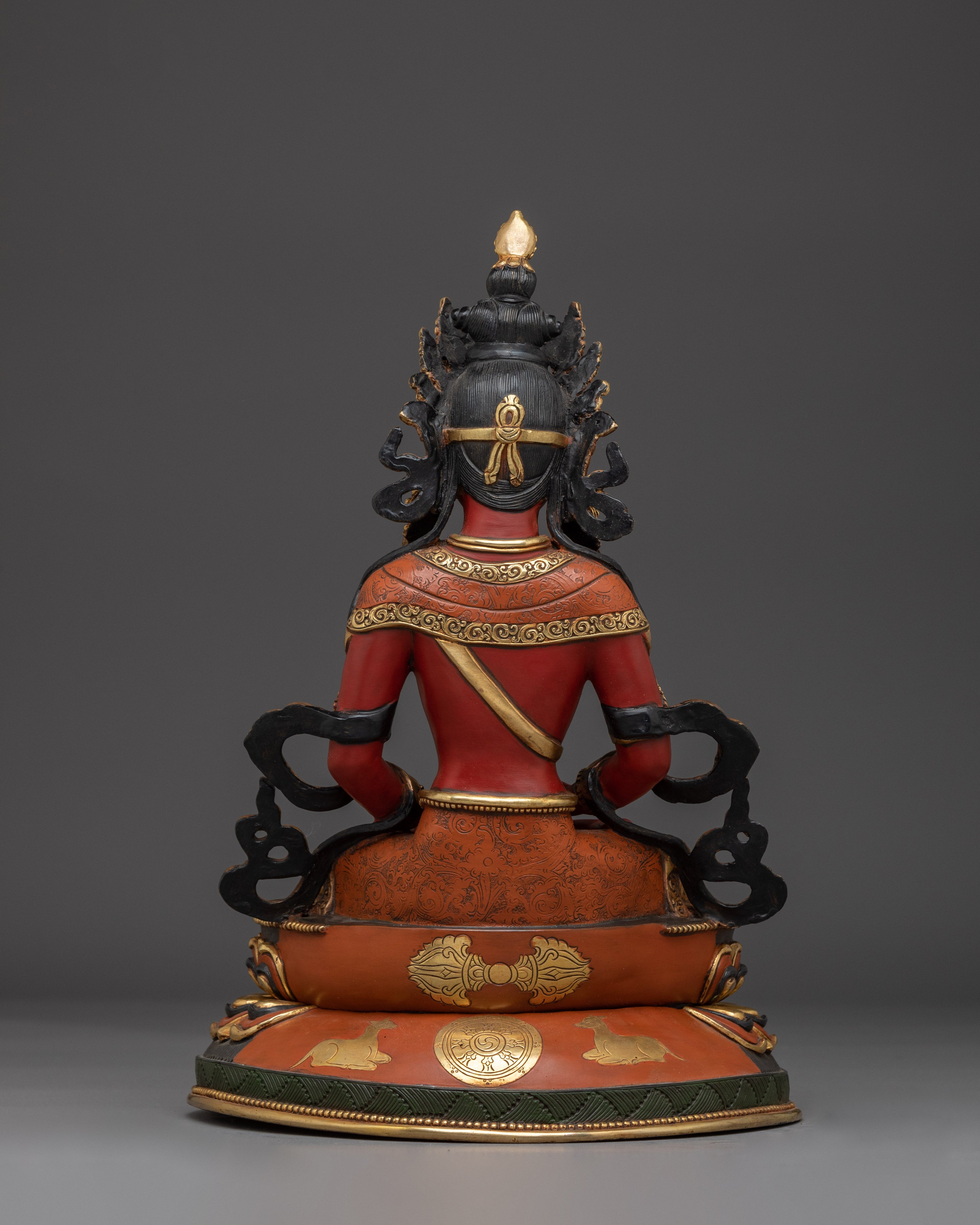 Tibetan Buddhist Decor of Amitayus | Long Life Deity