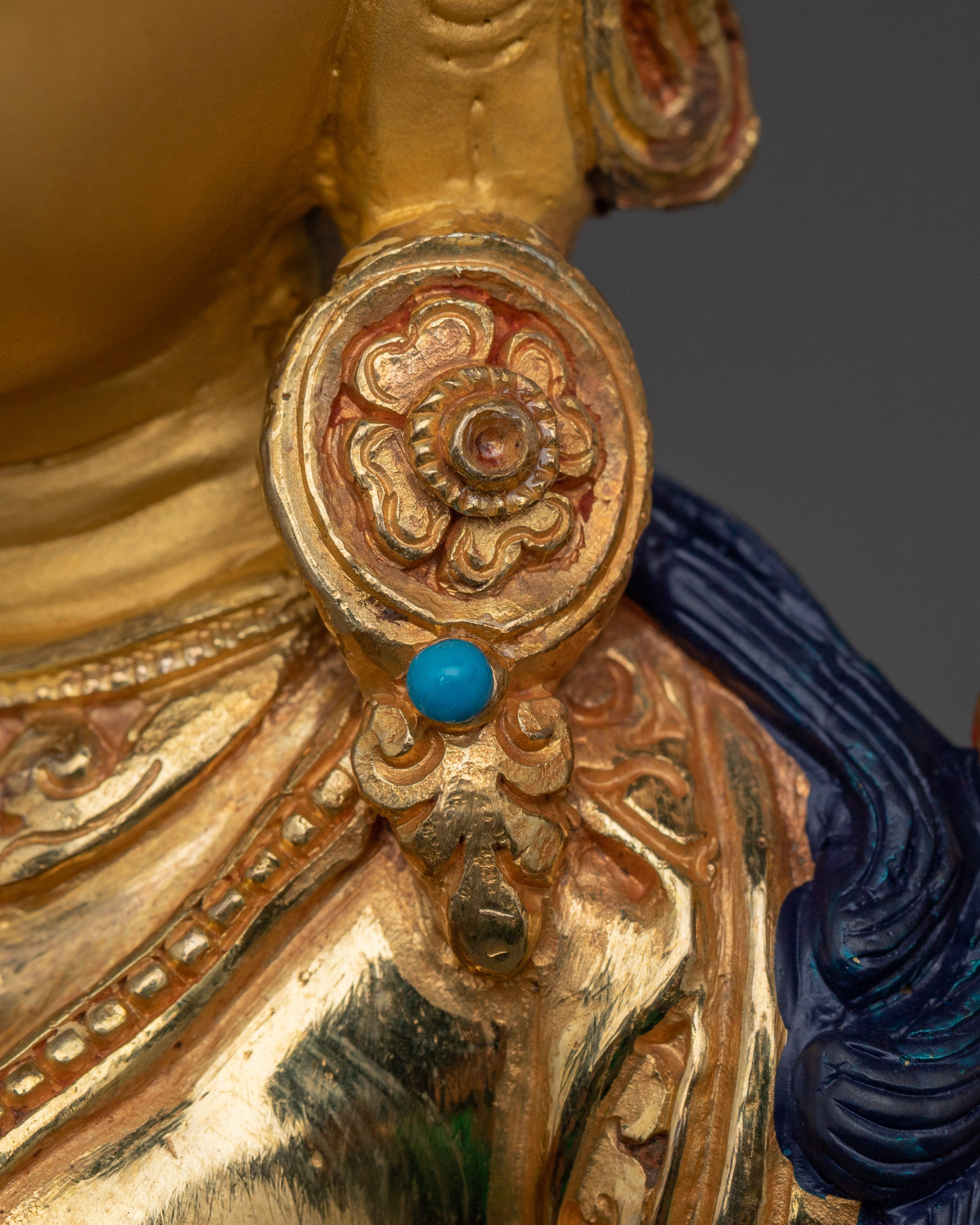 Serene Green Tara Handcrafted Figurine | Himalayan Buddhist Artwork