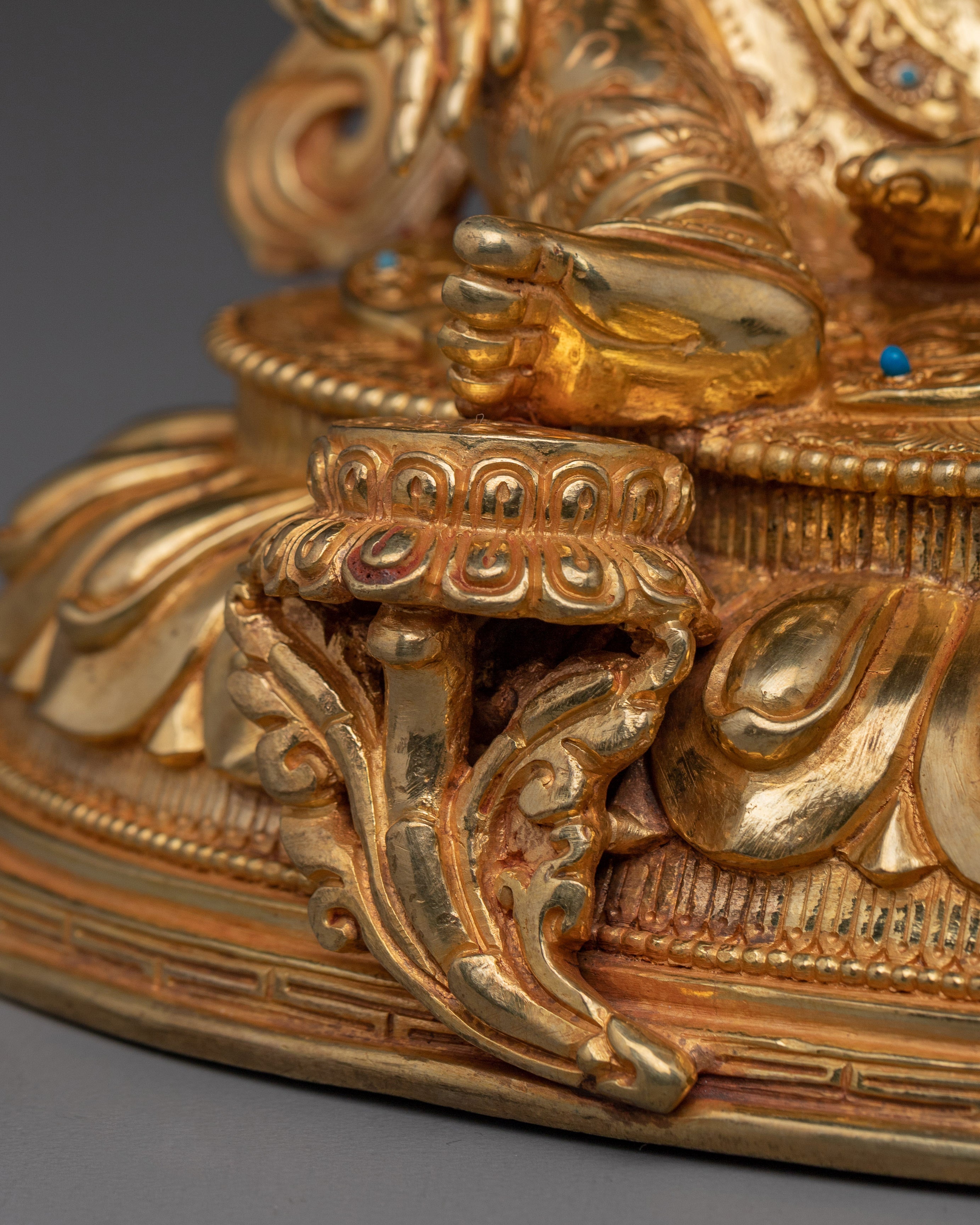 Serene Green Tara Handcrafted Figurine | Himalayan Buddhist Artwork