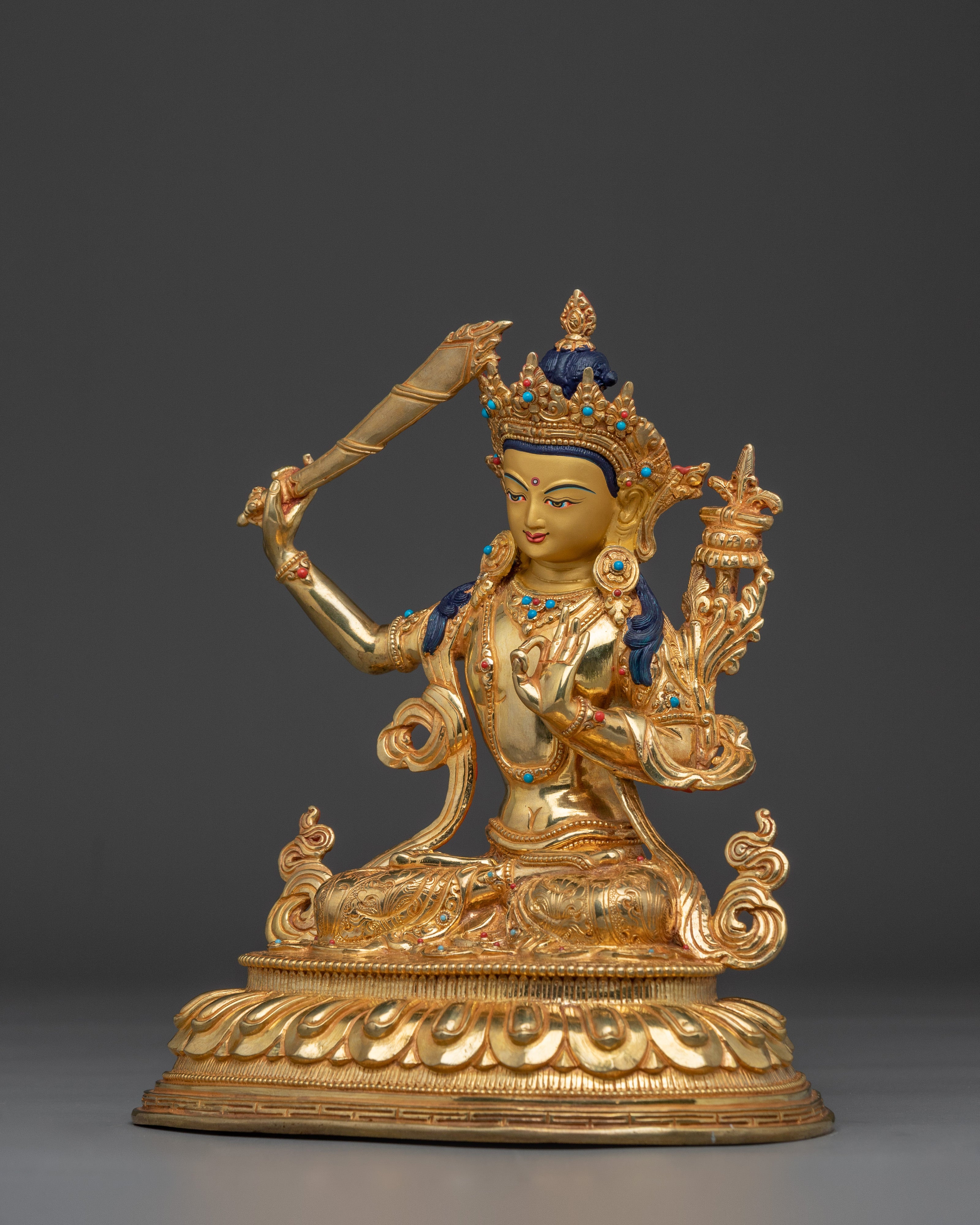 Dharma Protector Manjushri Art | Bodhisattva of Transcendent Wisdom